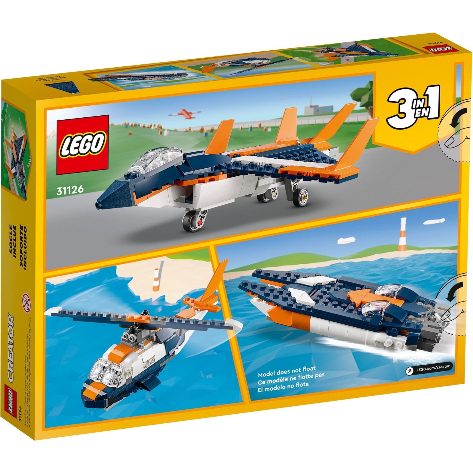 LEGO Supersonische straaljager - 31126