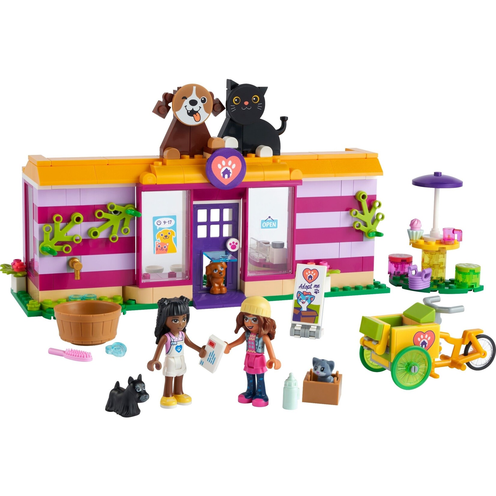 LEGO Friends Huisdierenadoptie Café Dieren - 41699