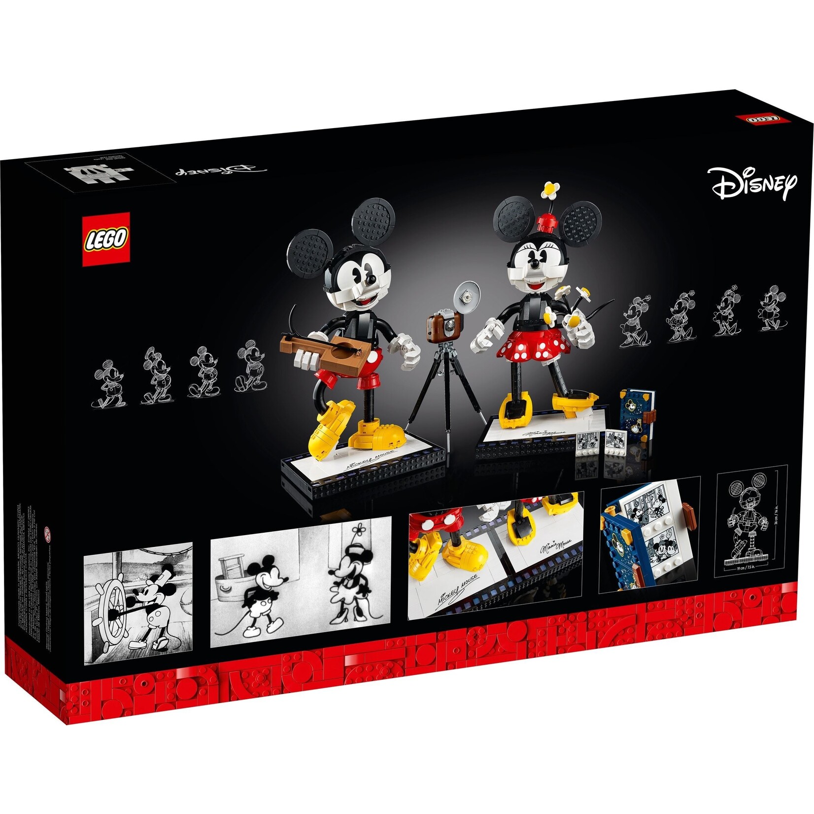 LEGO Mickey Mouse & Minnie Mouse personages om zelf te bouwen 43179