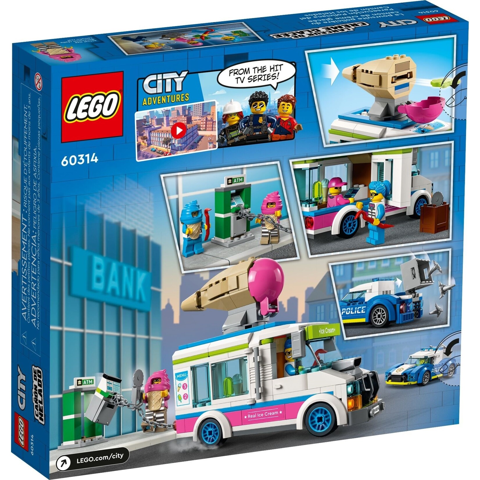 LEGO IJswagen politieachtervolging  - 60314