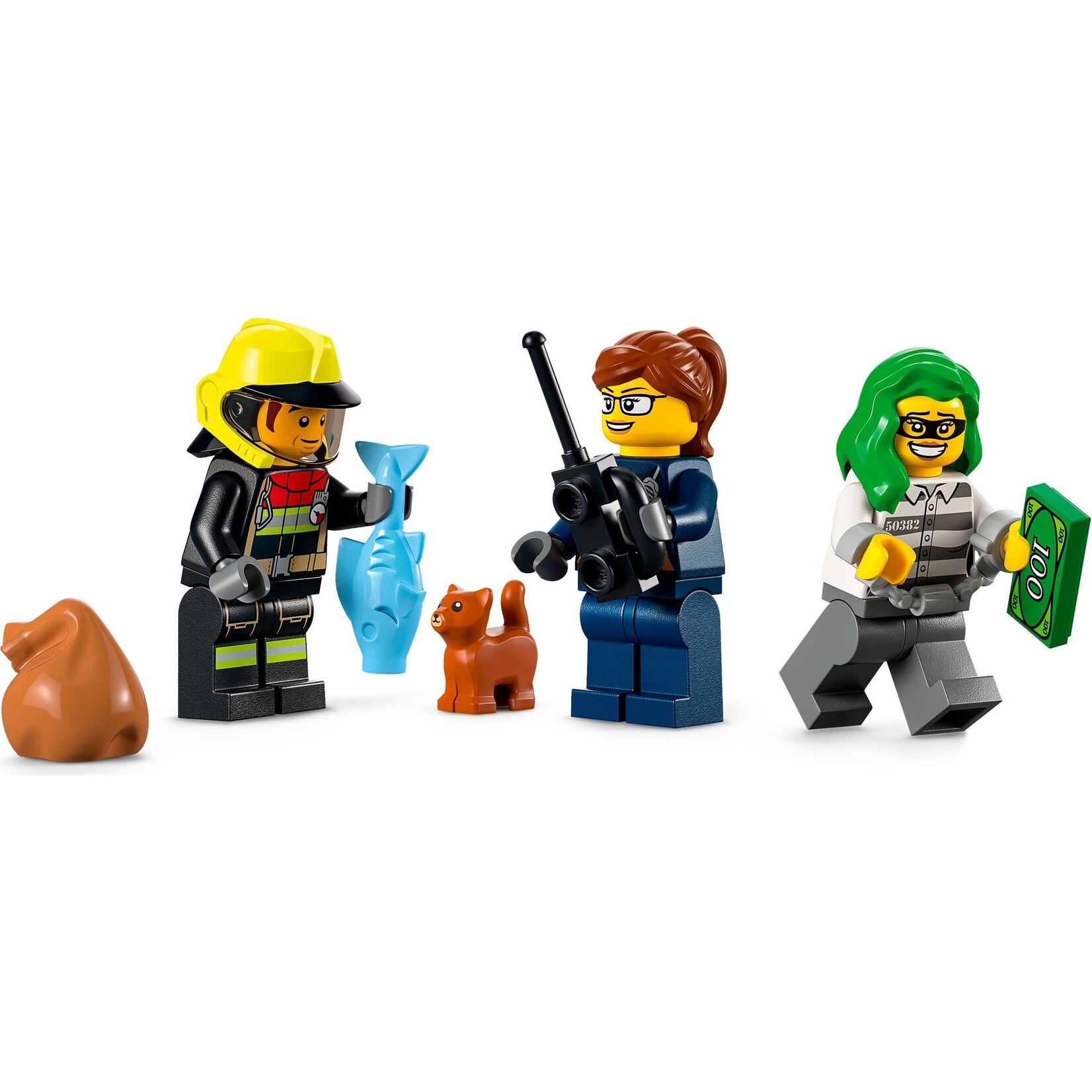 LEGO Brandweer & Politie achtervolging - 60319