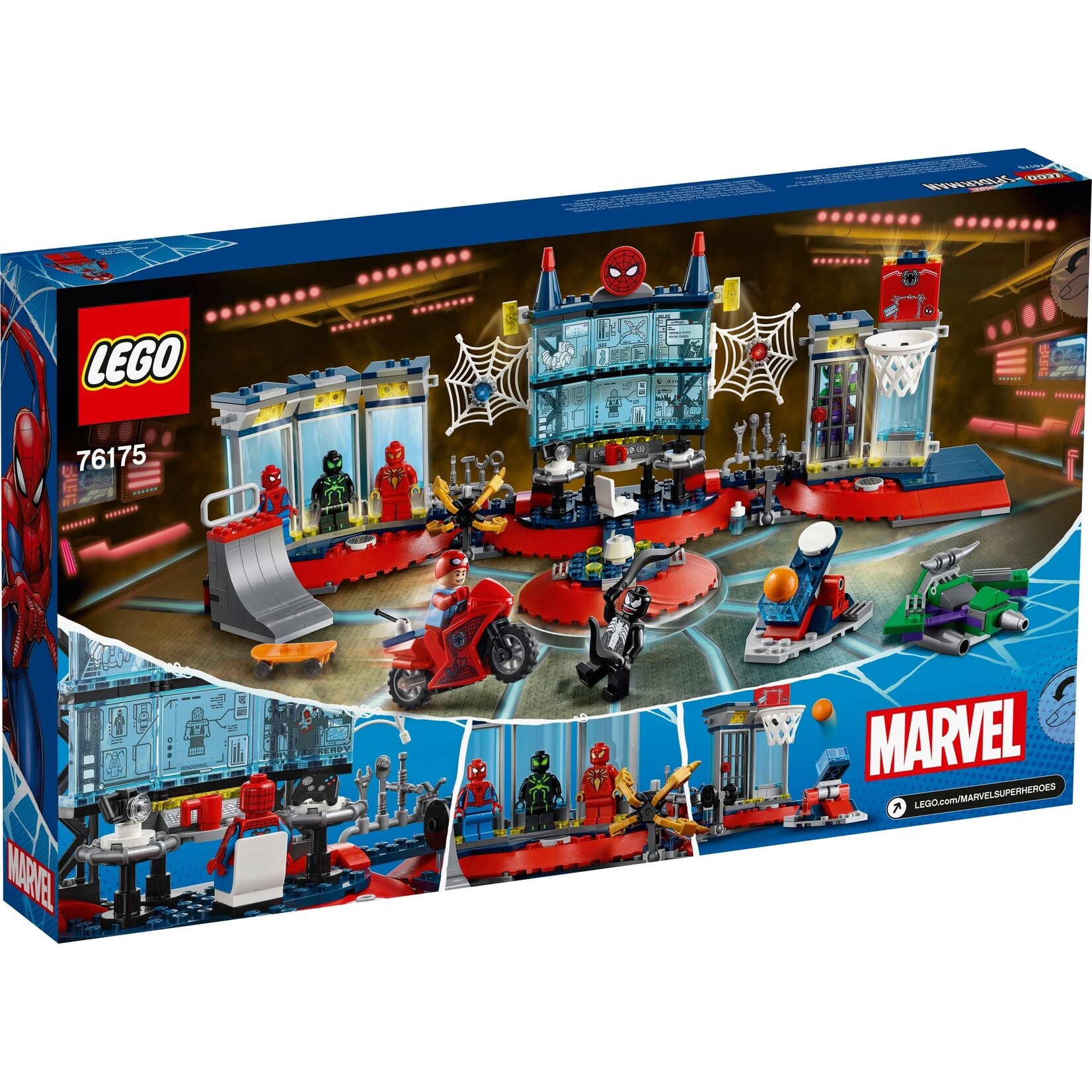 LEGO Aanval op de Spider Schuilplaats - 76175