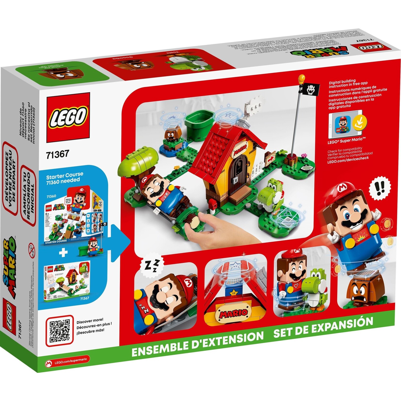 LEGO Uitbreidingsset: Mario's huis & Yoshi 71367