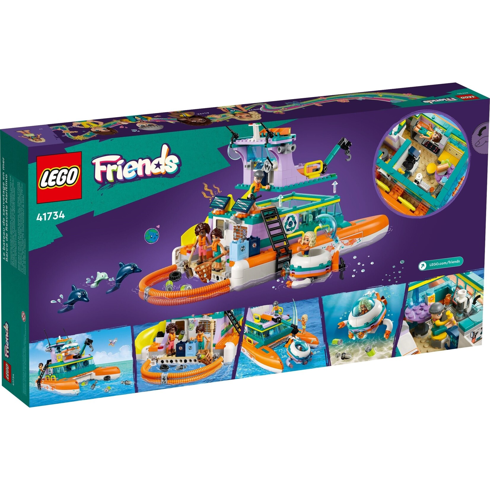 LEGO Reddingsboot op zee - 41734