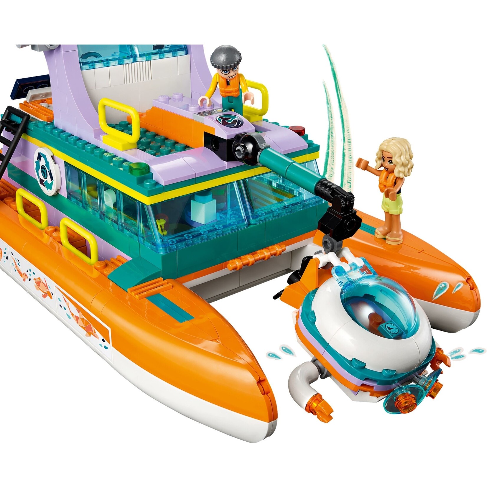 LEGO Reddingsboot op zee - 41734