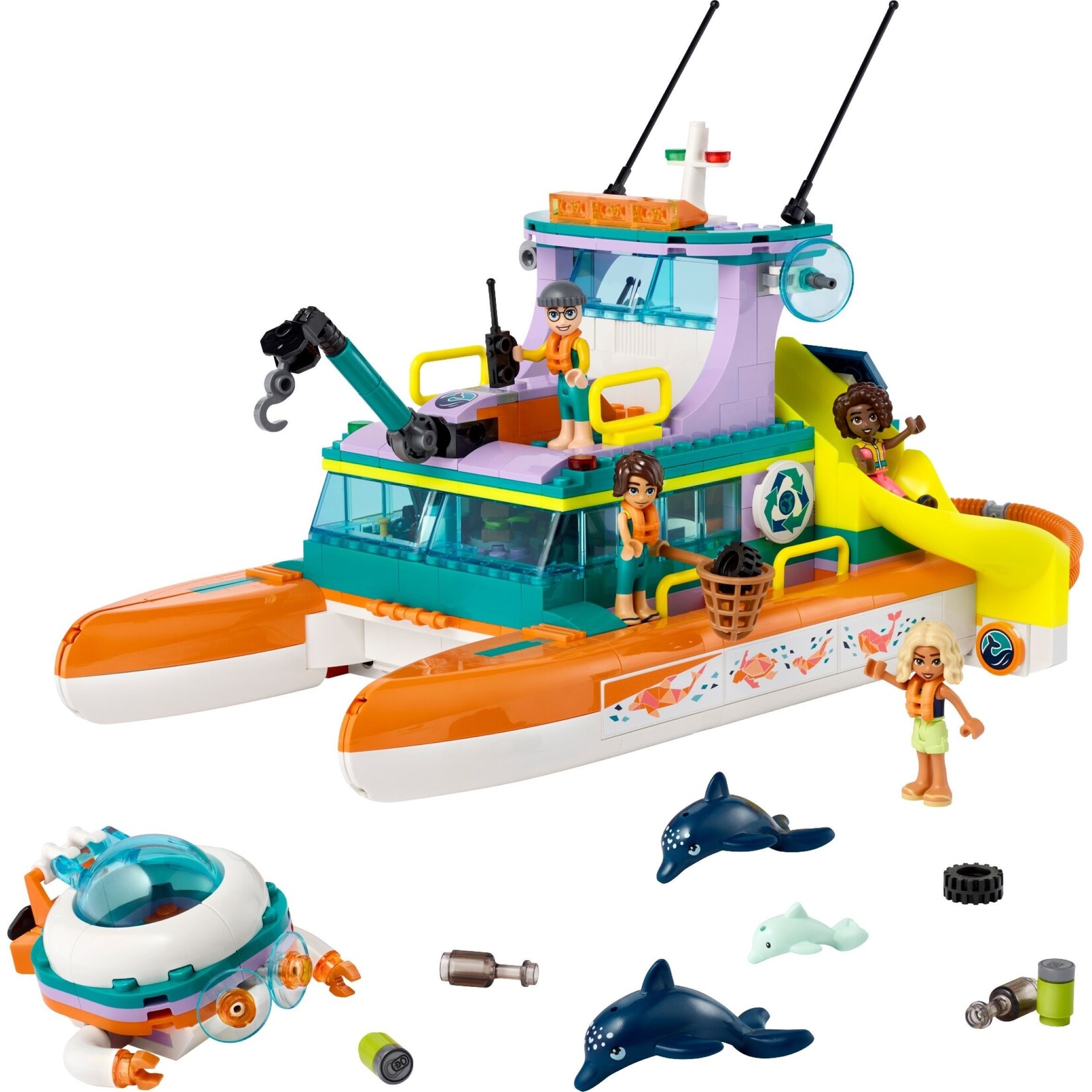 LEGO Reddingsboot op zee - 41734