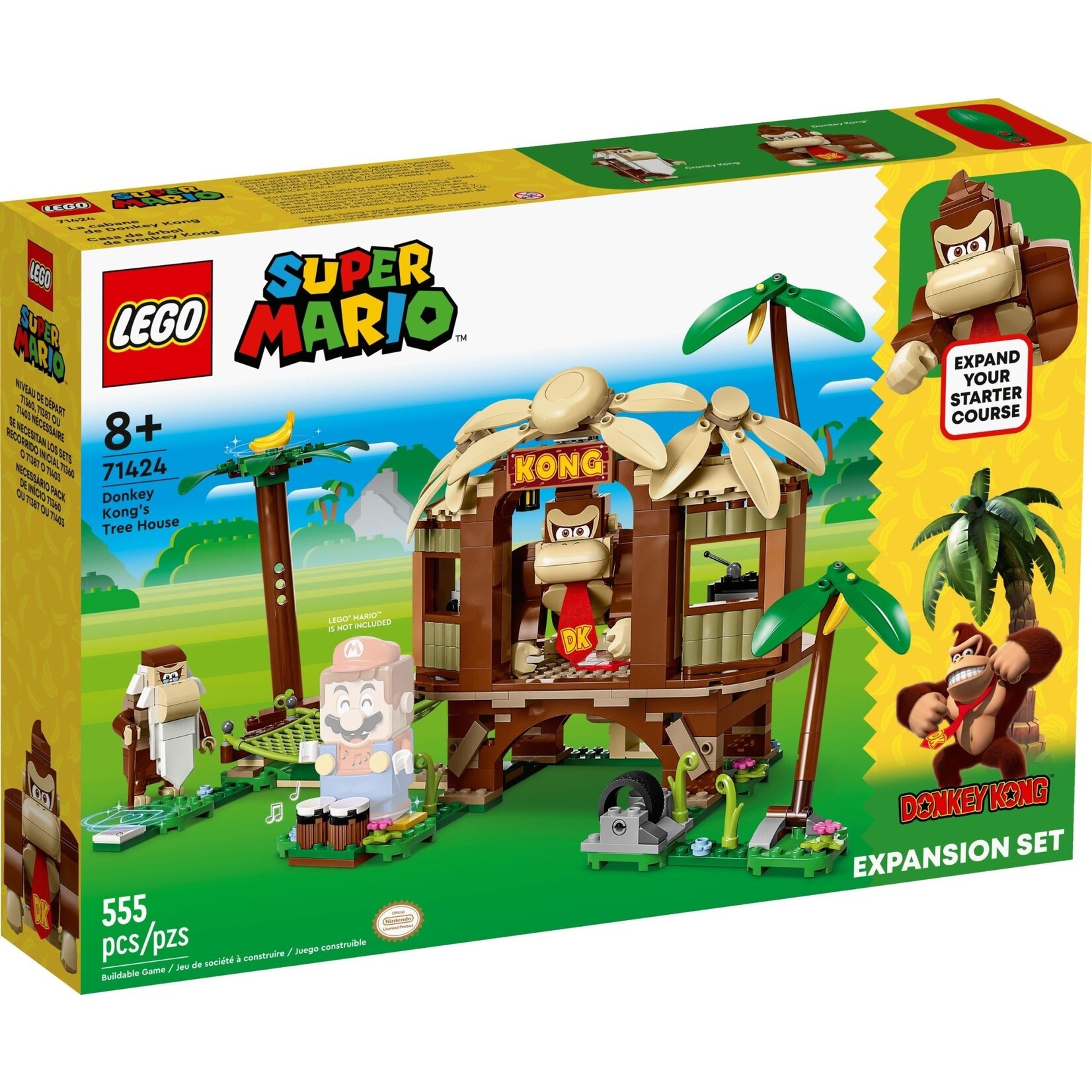 LEGO Uitbreidingsset: Donkey Kongs boomhut - 71424