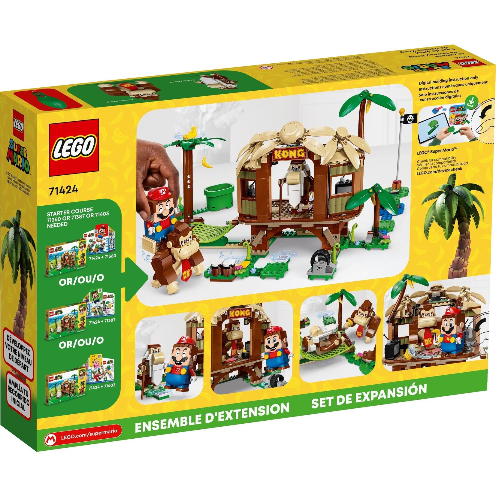 LEGO Uitbreidingsset: Donkey Kongs boomhut - 71424