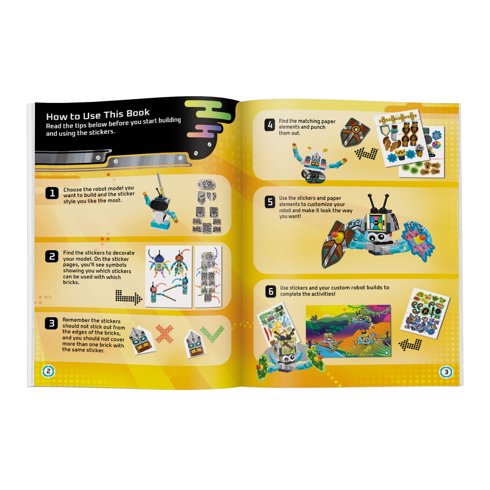 LEGO Build and Stick : Robots - 5007895