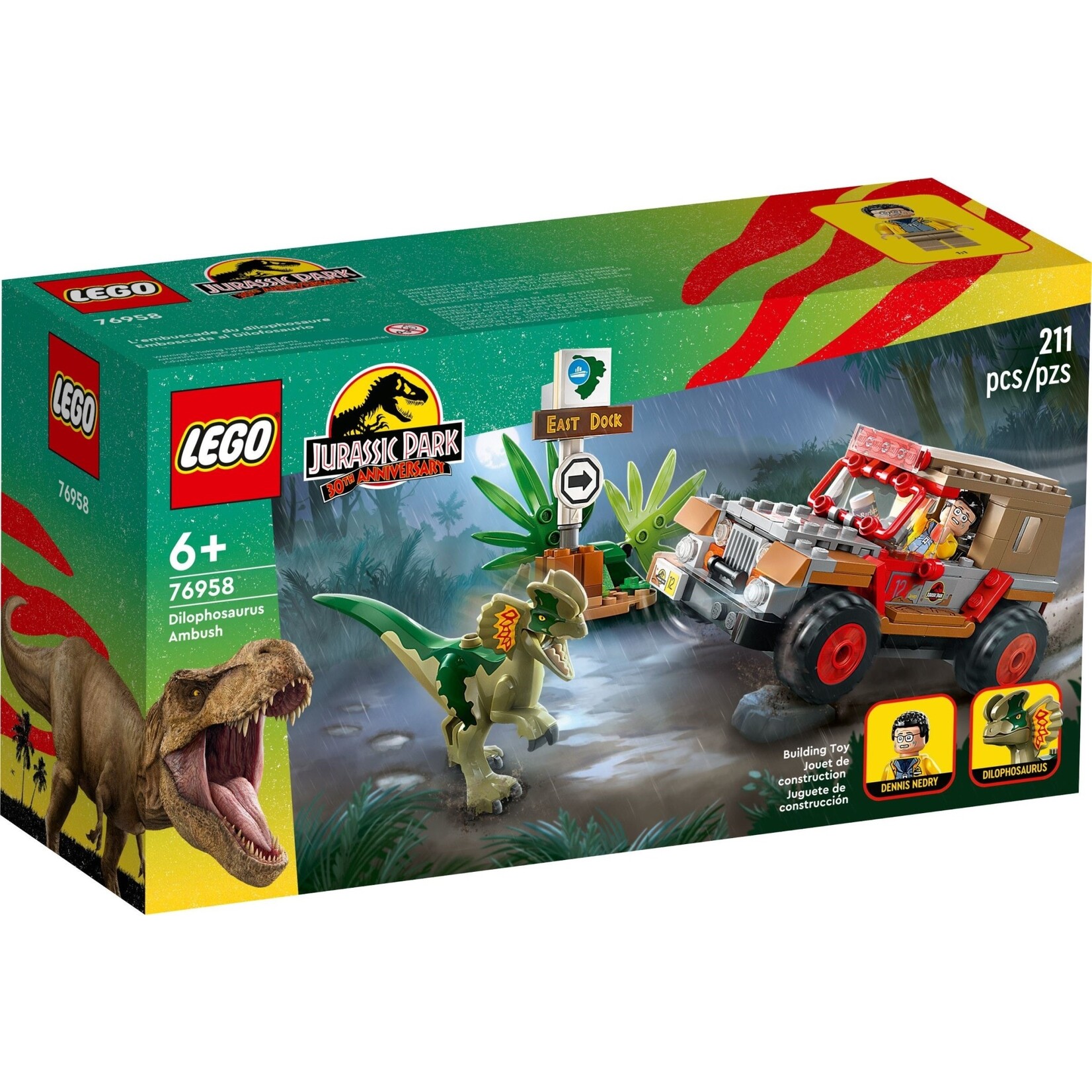 LEGO Dilophosaurus hinderlaag - 76958