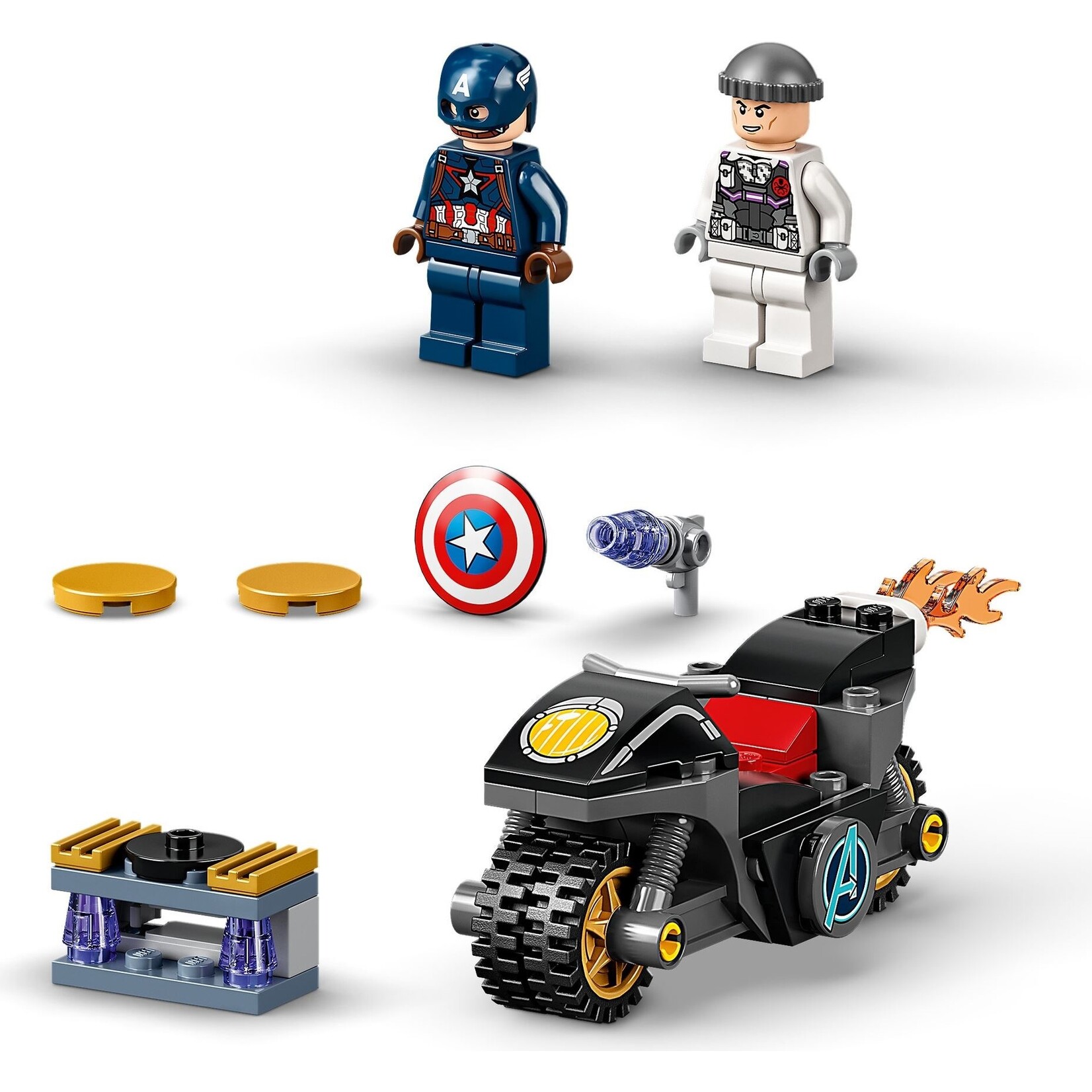 LEGO Marvel Captain America - Hydra confrontatie Set 76189
