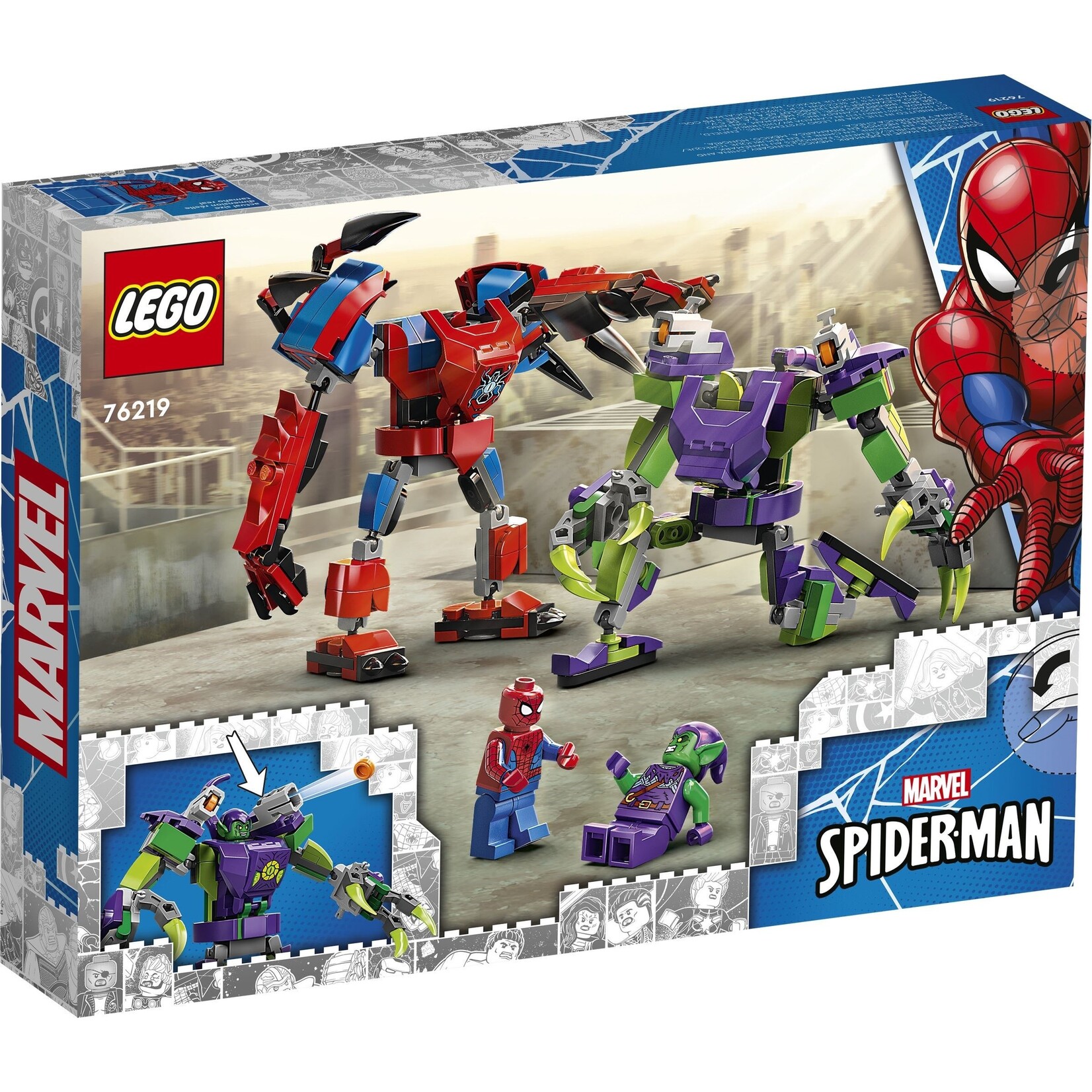 LEGO Spider-Man & Green Goblin Mechagevecht -76219