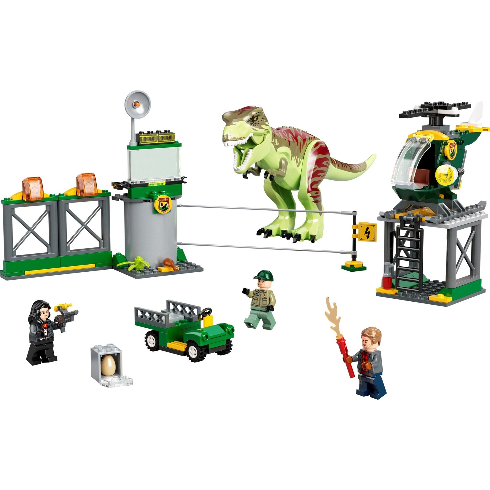 LEGO T. rex dinosaurus ontsnapping - 76944