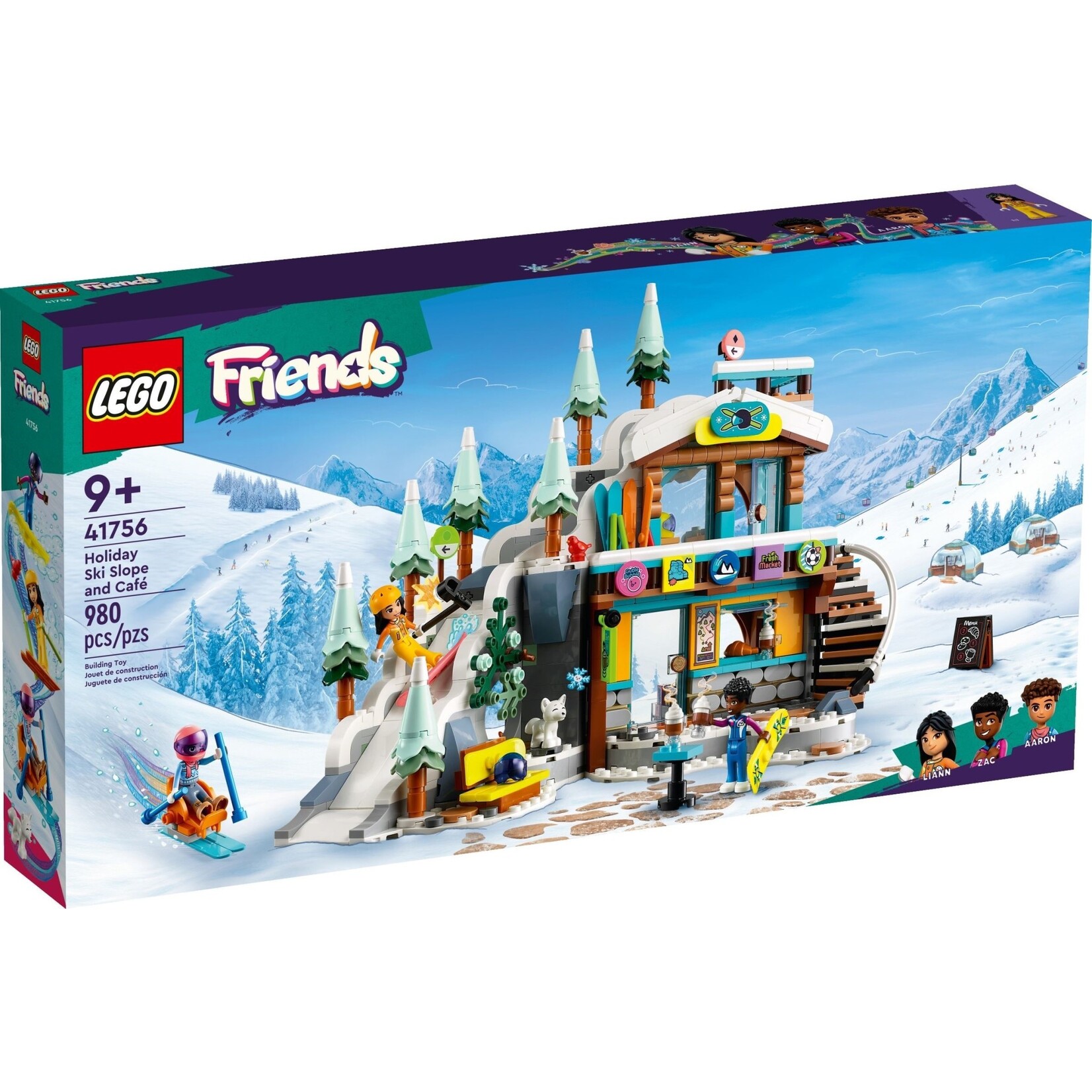 LEGO Vakantie skipiste en café - 41756