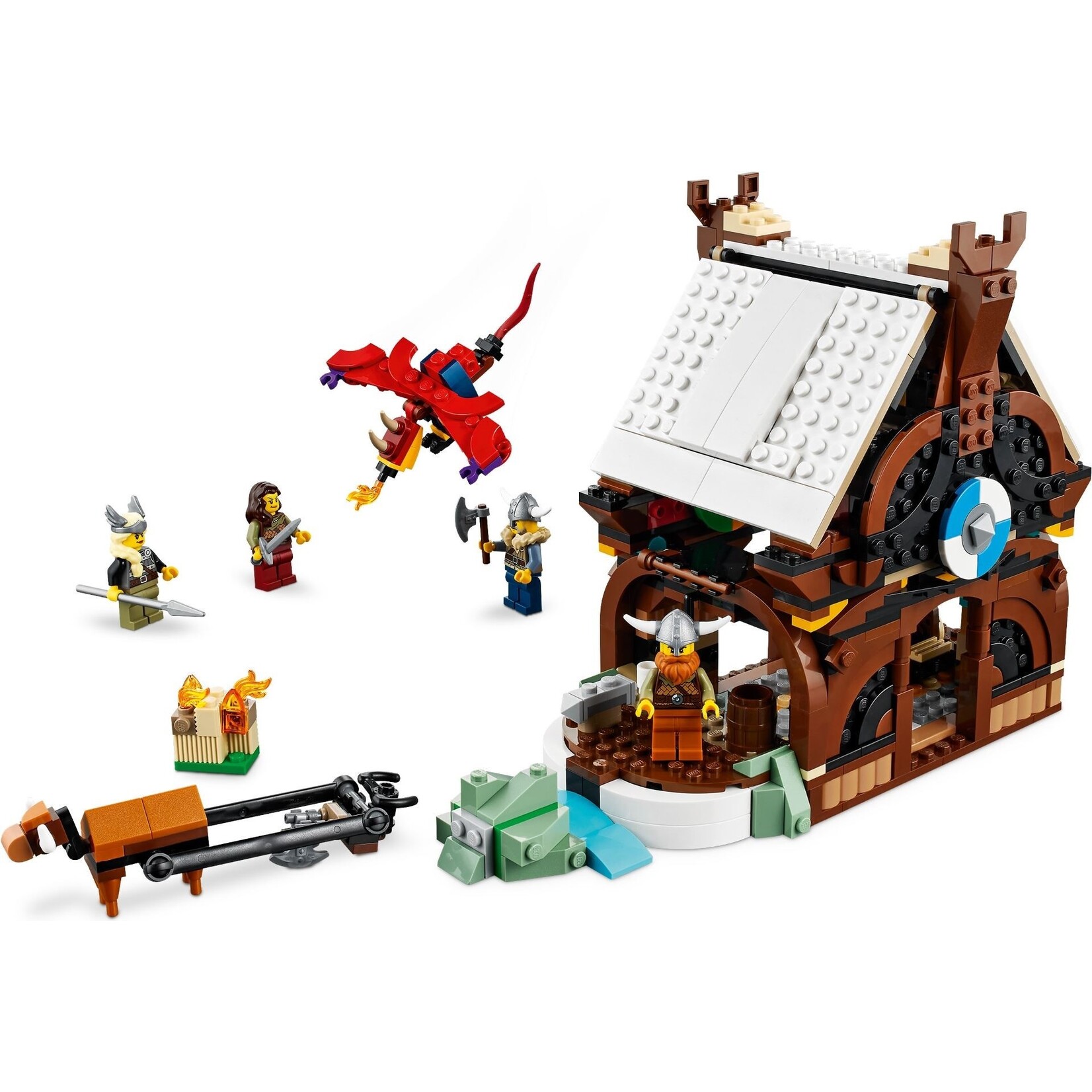 LEGO Vikingschip en de Midgaardslang - 31132