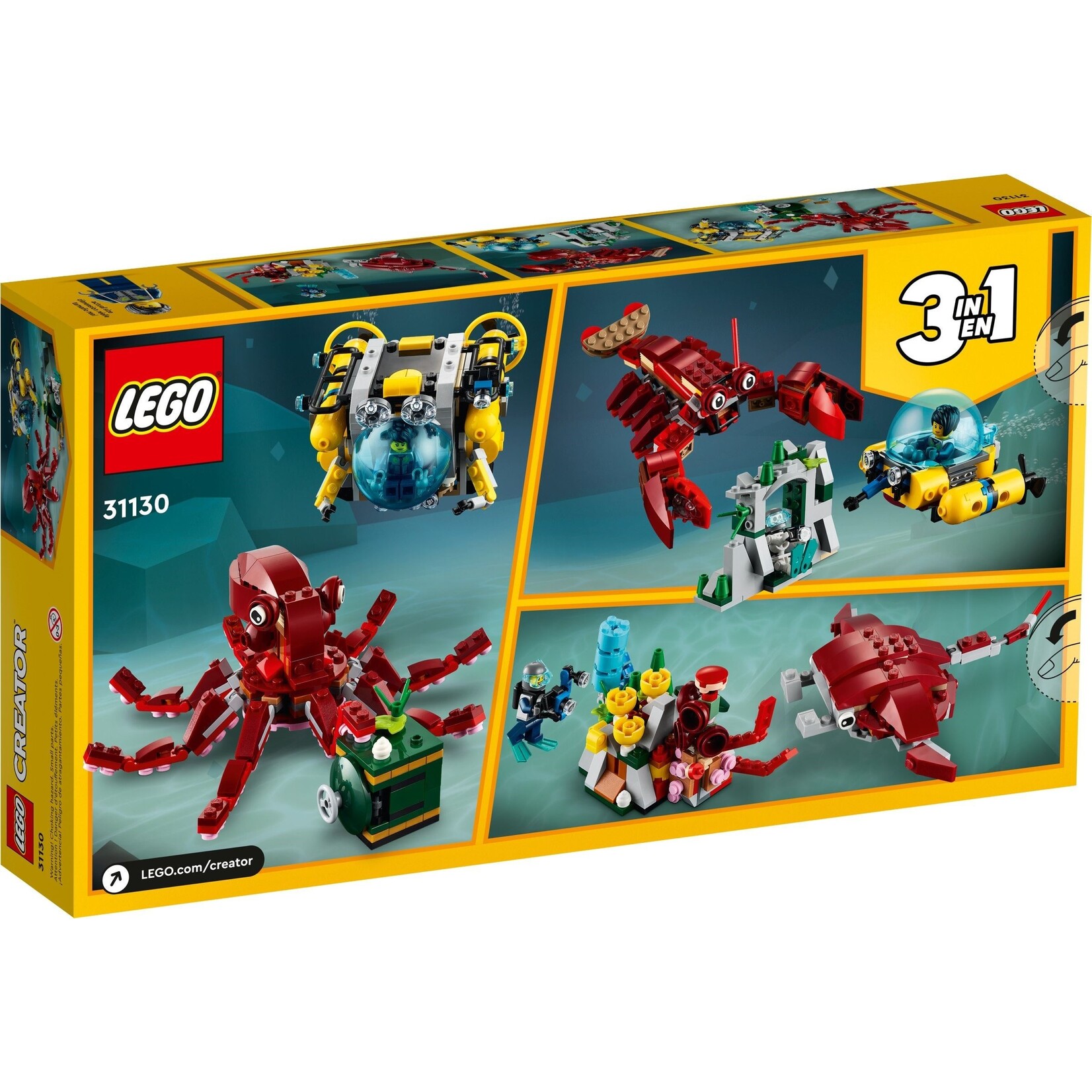 LEGO Verzonken schat missie - 31130