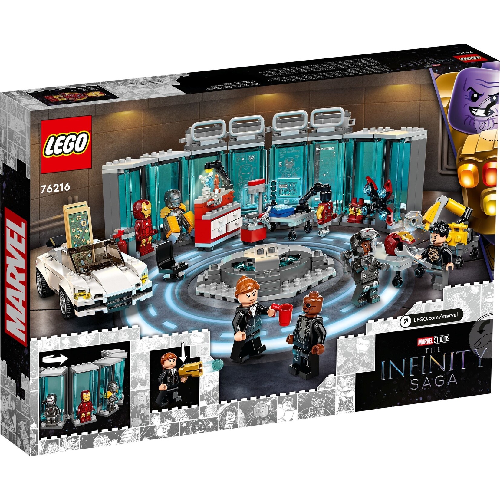 LEGO Iron Man wapenkamer - 76216