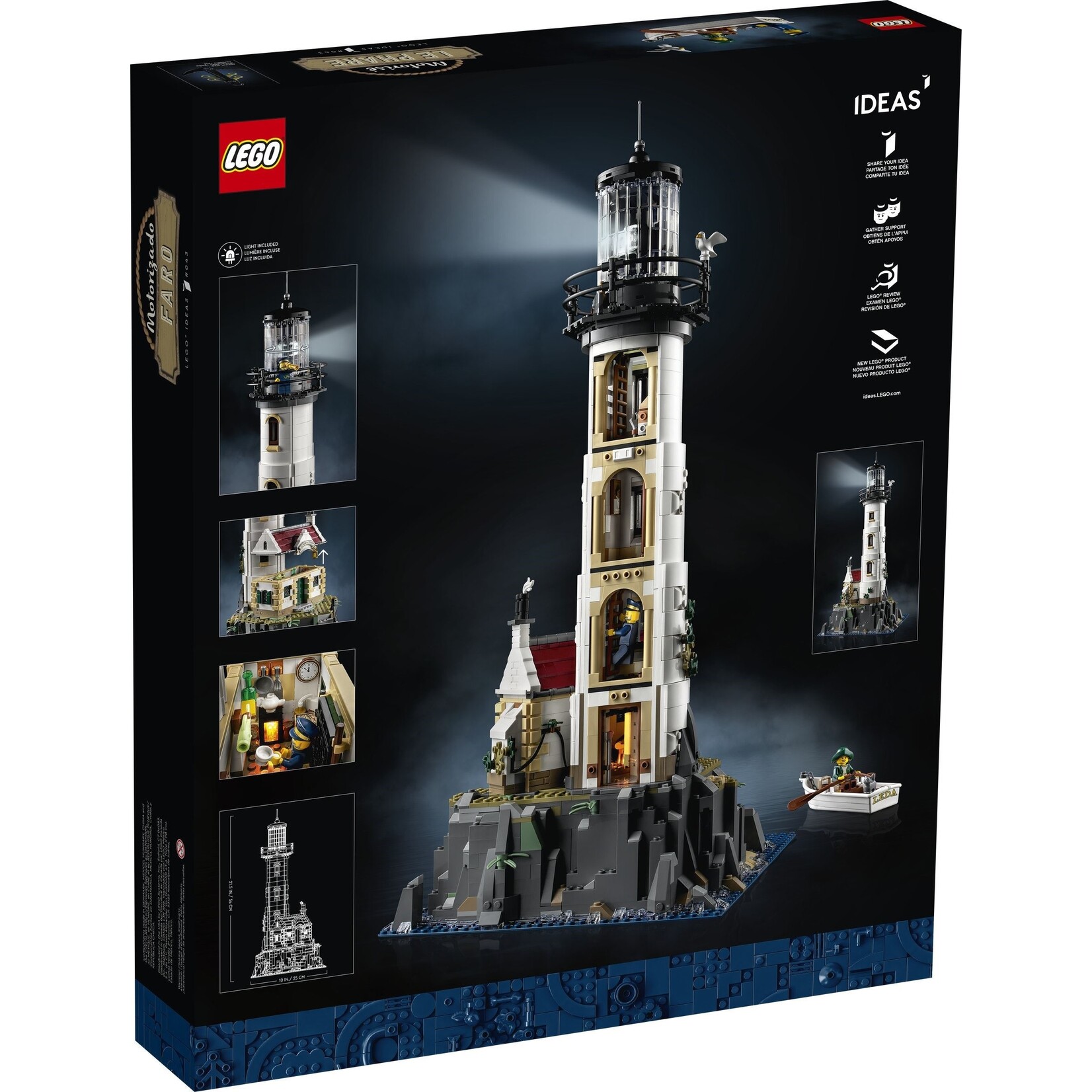 LEGO Gemotoriseerde vuurtoren - 21335