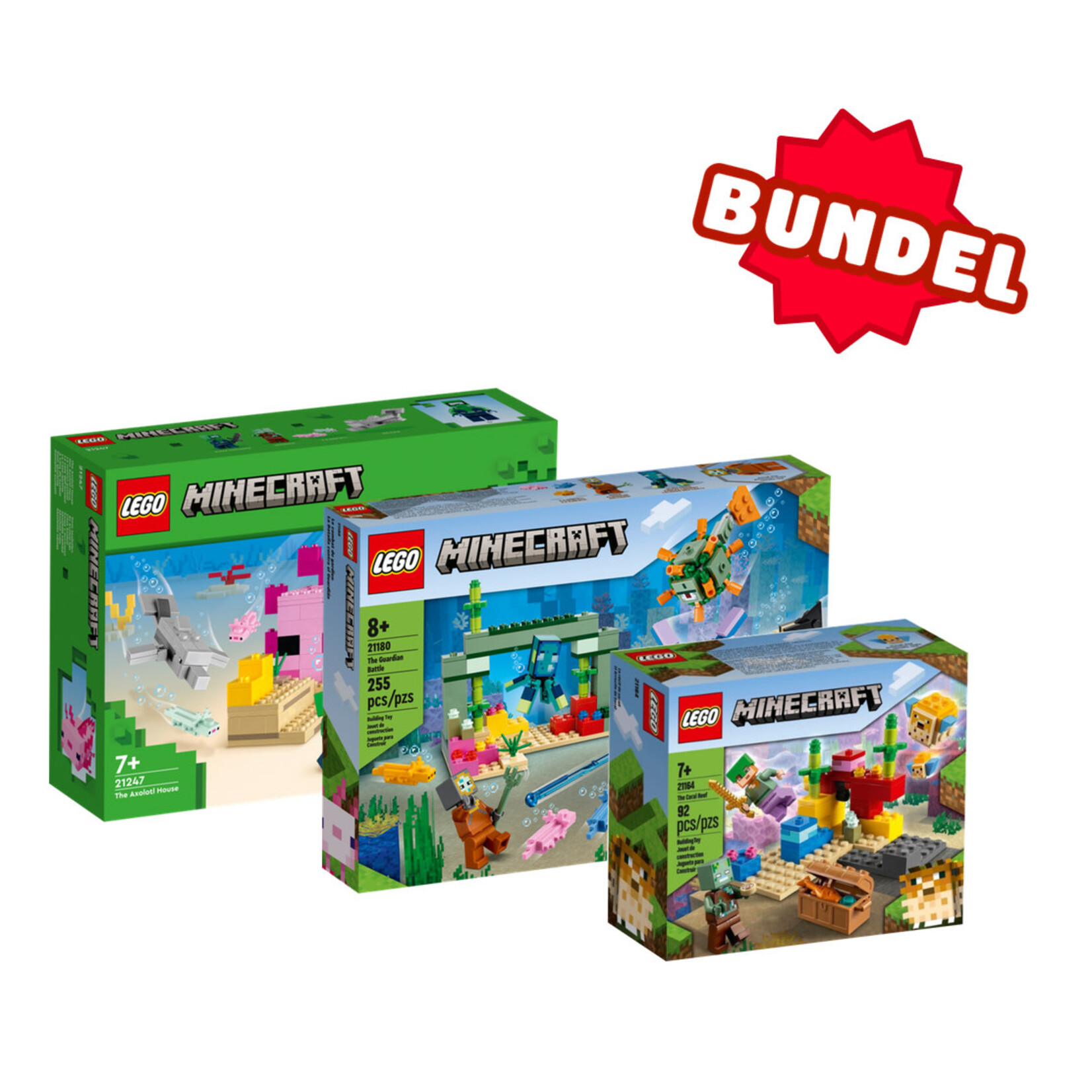 LEGO Minecraft Onderwater Bundel