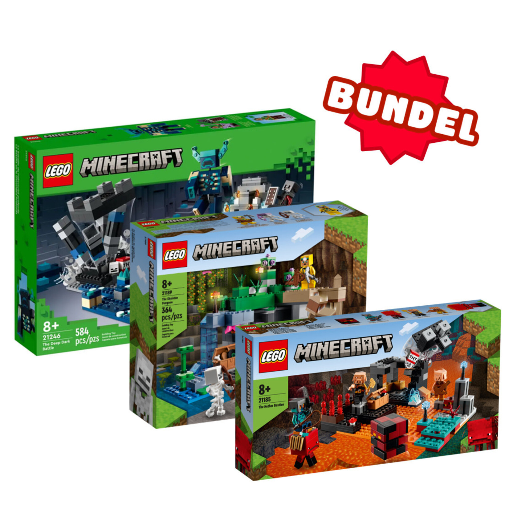 LEGO Minecraft Onderwereld Bundel