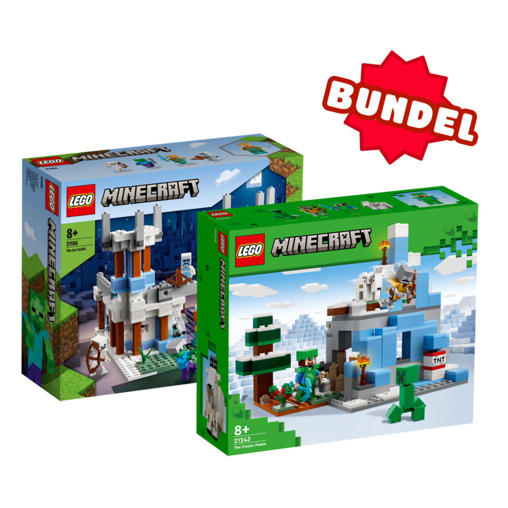 LEGO Minecraft Winter Biome Bundel MADEinBILLUND