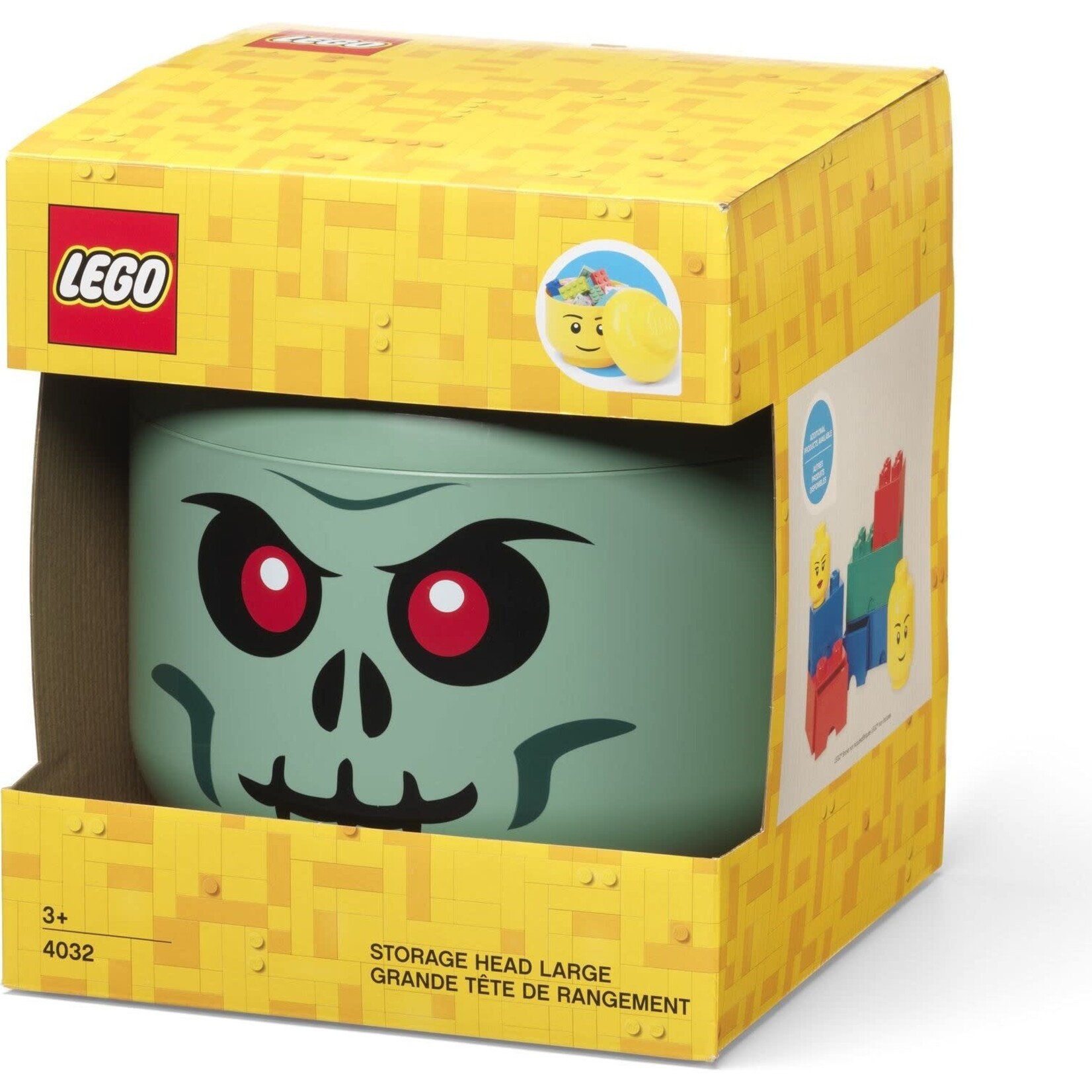 LEGO Opberghoofd Groot Skelet groen - 5007889
