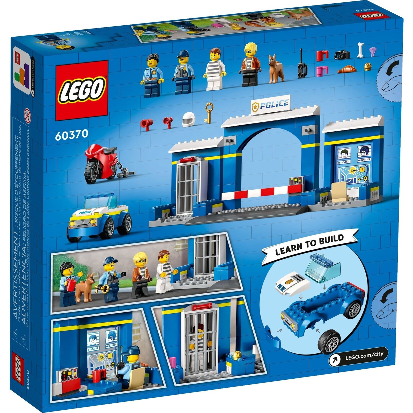 LEGO Achtervolging Politiebureau - 60370