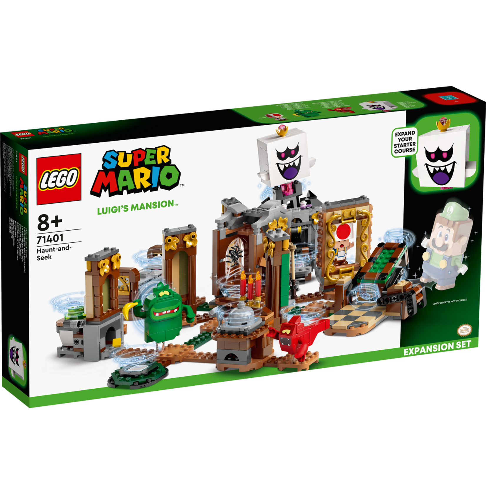 LEGO Uitbreidingsset: Verstoppertje in Luigi’s Mansion 71401