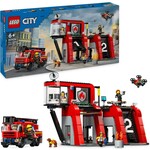 LEGO Brandweerkazerne en brandweerauto - 60414