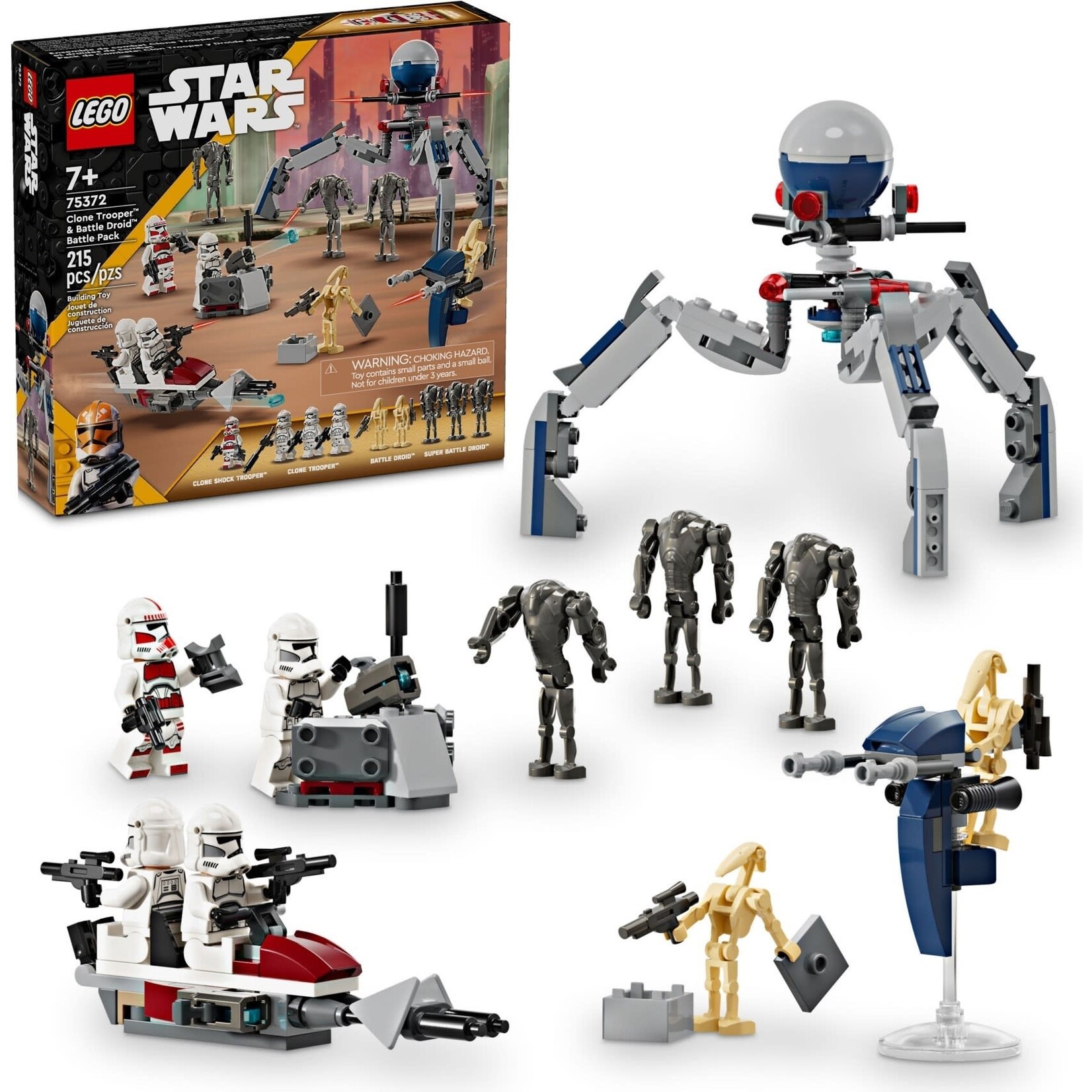 LEGO Clone Trooper™ & Battle Droid™ Battle Pack - 75372