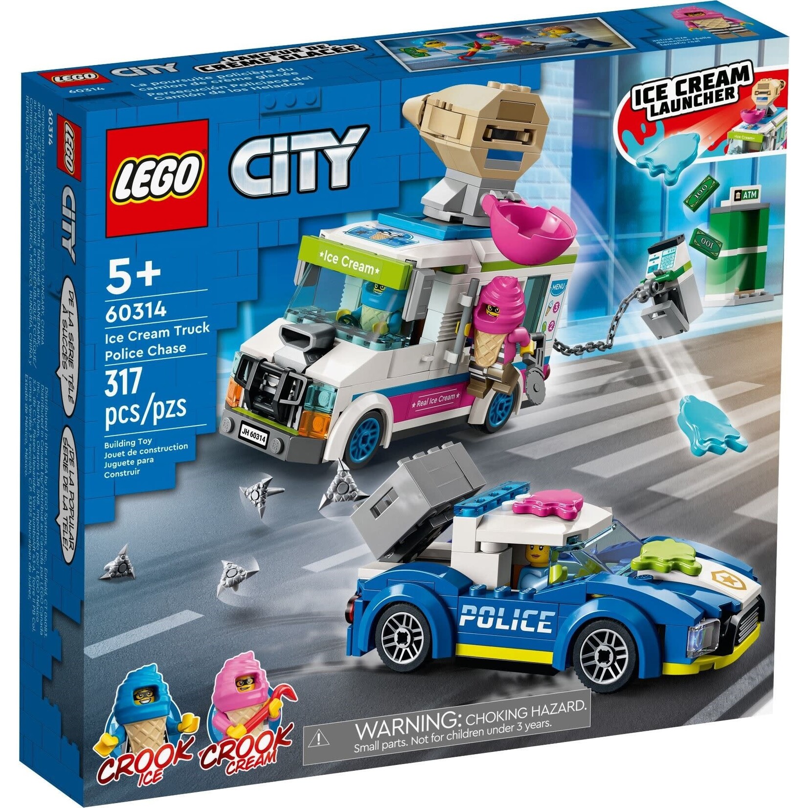 LEGO IJswagen politieachtervolging  - 60314