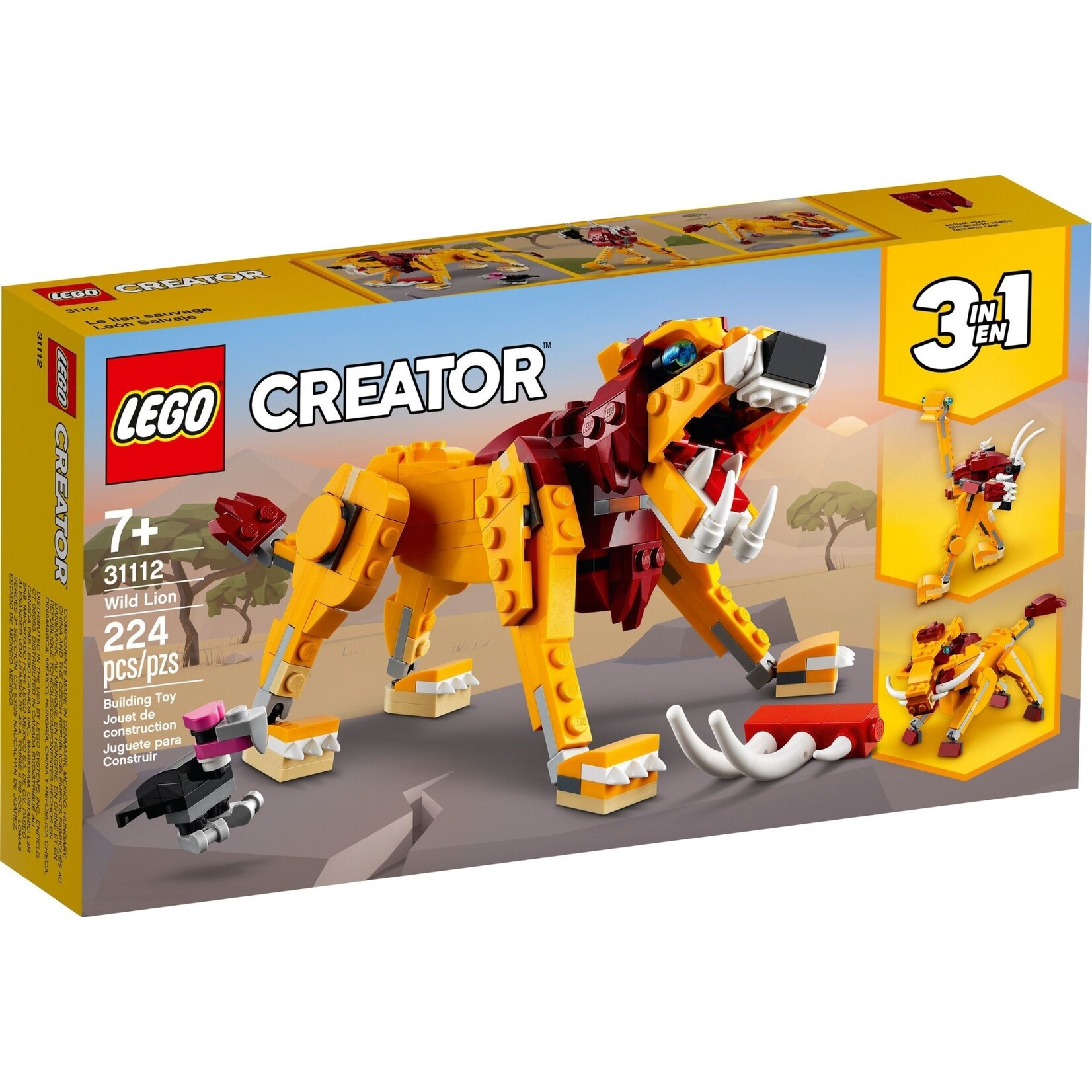 LEGO Wilde leeuw - 31112