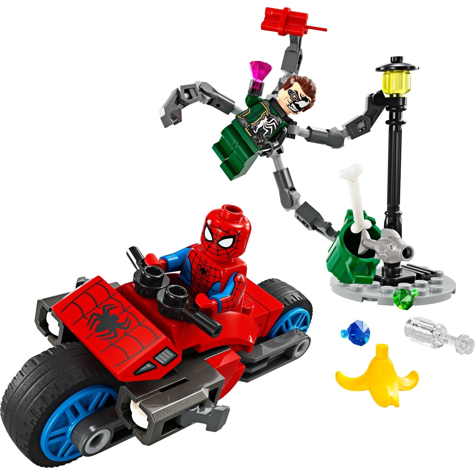 LEGO Motorachtervolging: Spider-Man vs. Doc Ock - 76275