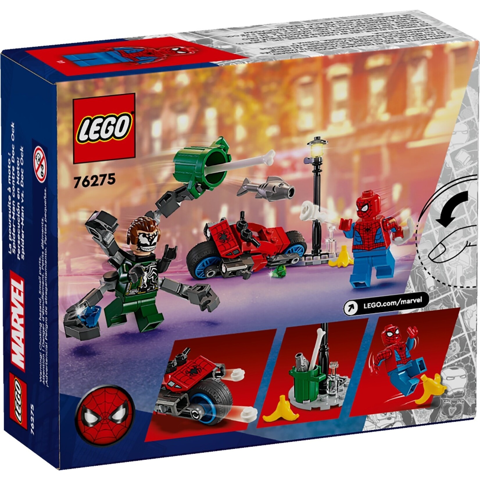 LEGO Motorachtervolging: Spider-Man vs. Doc Ock - 76275