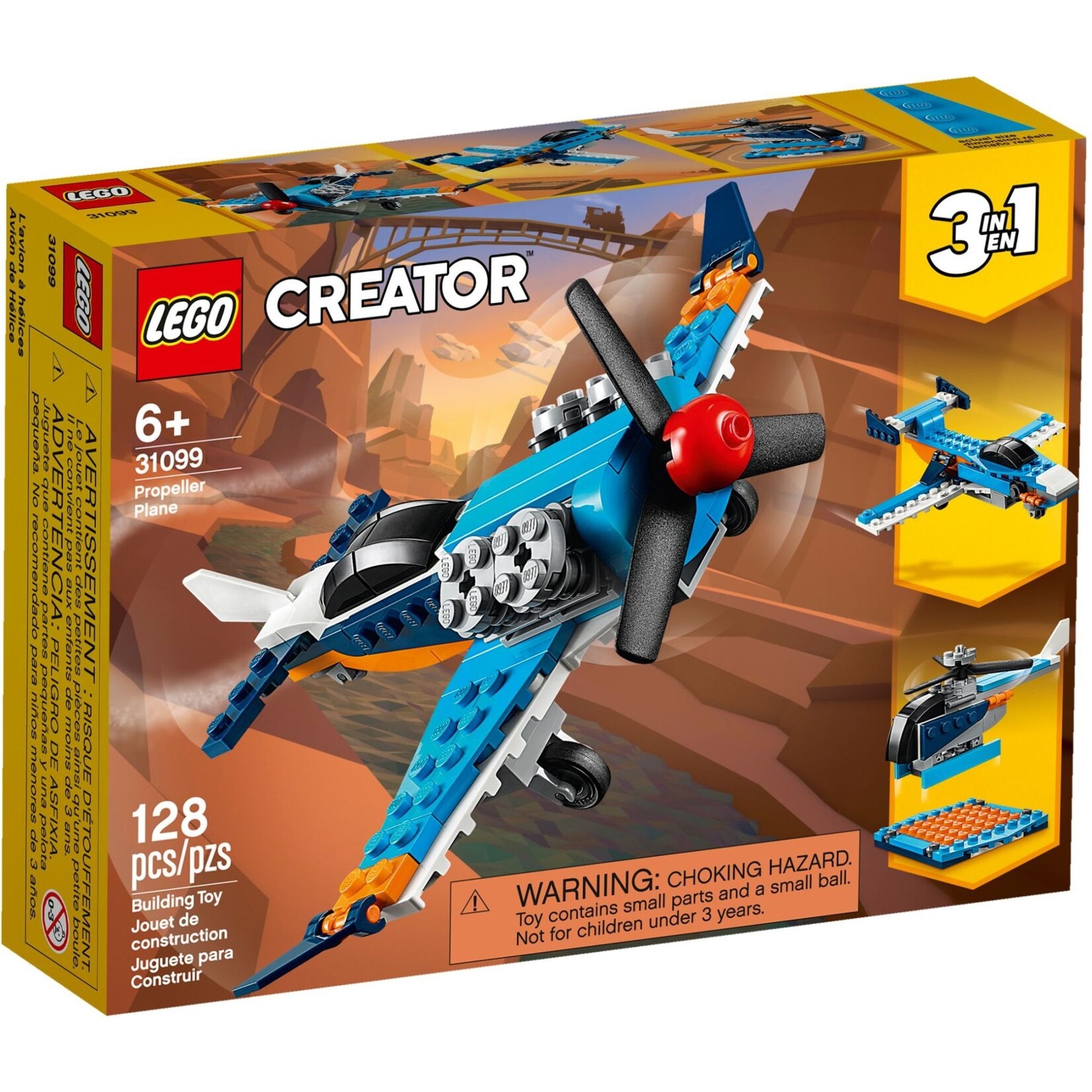 LEGO Propeller vliegtuig - 31099