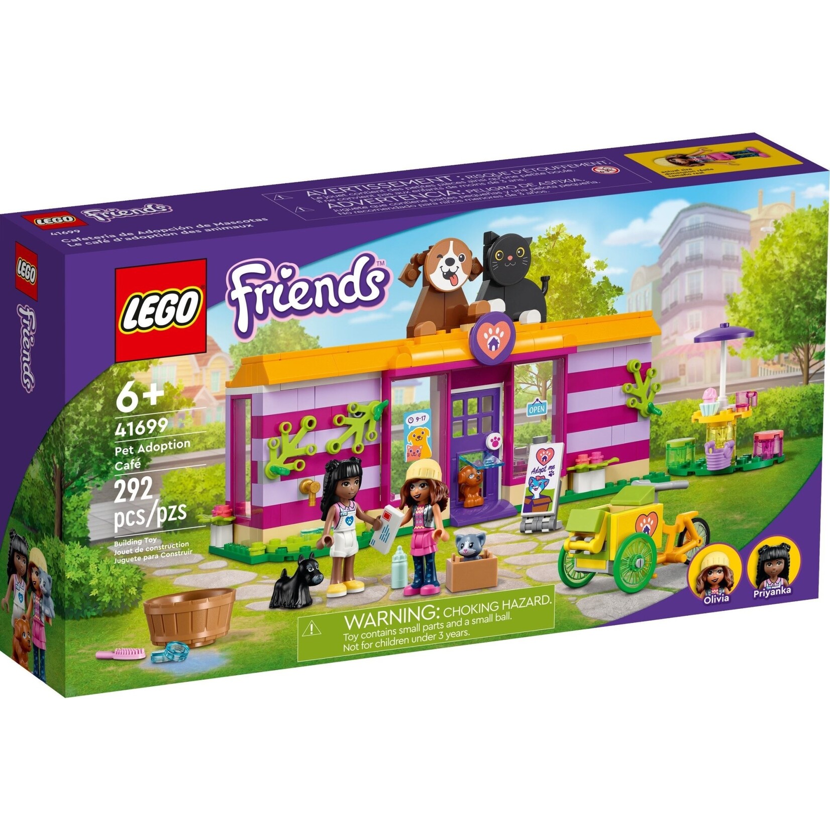 LEGO Friends Huisdierenadoptie Café Dieren - 41699