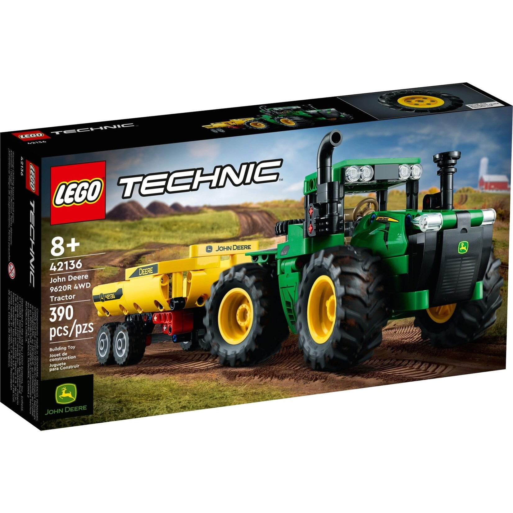 LEGO John Deere 9620R 4WD Tractor - 42136