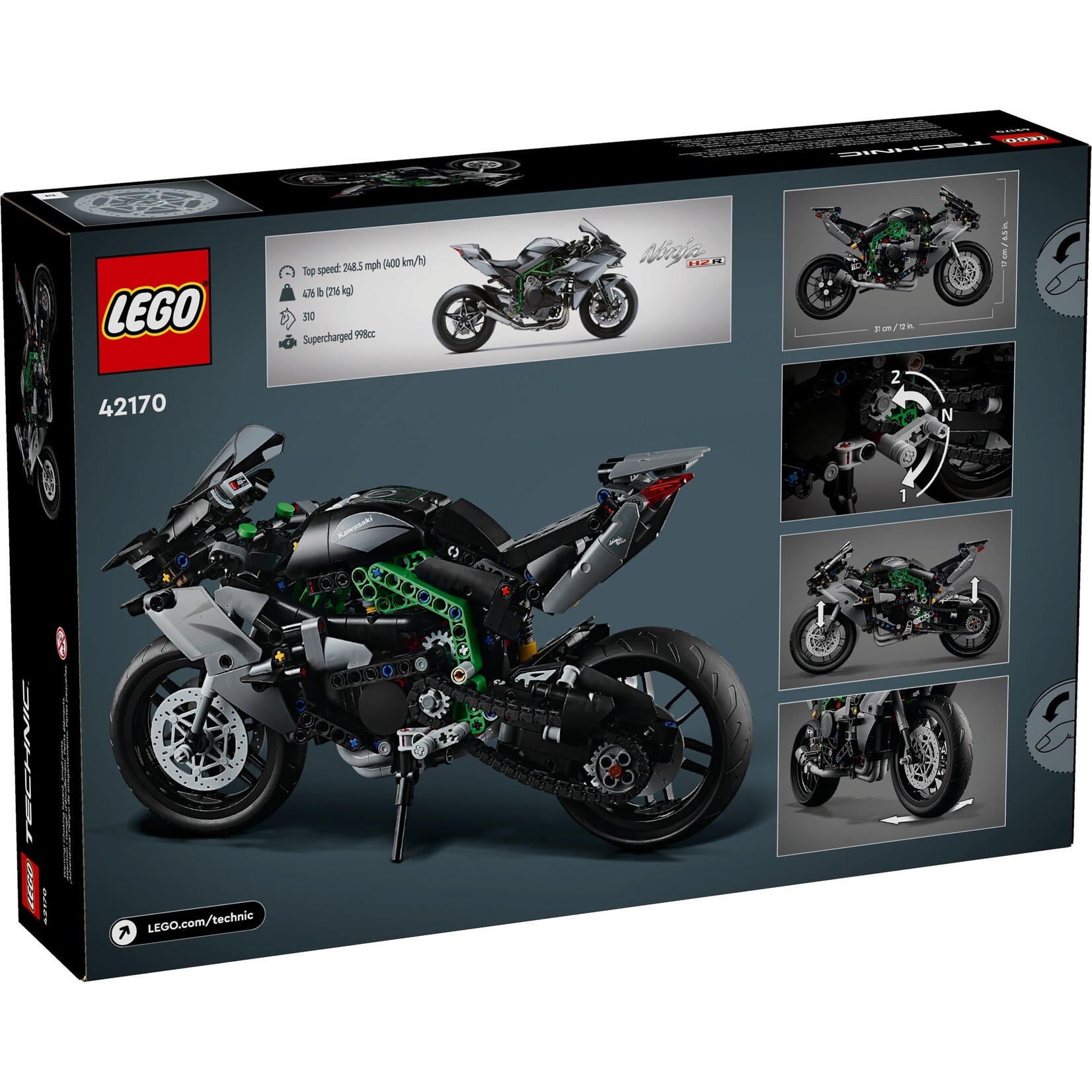 LEGO Kawasaki Ninja H2 Motorcycle - 42170