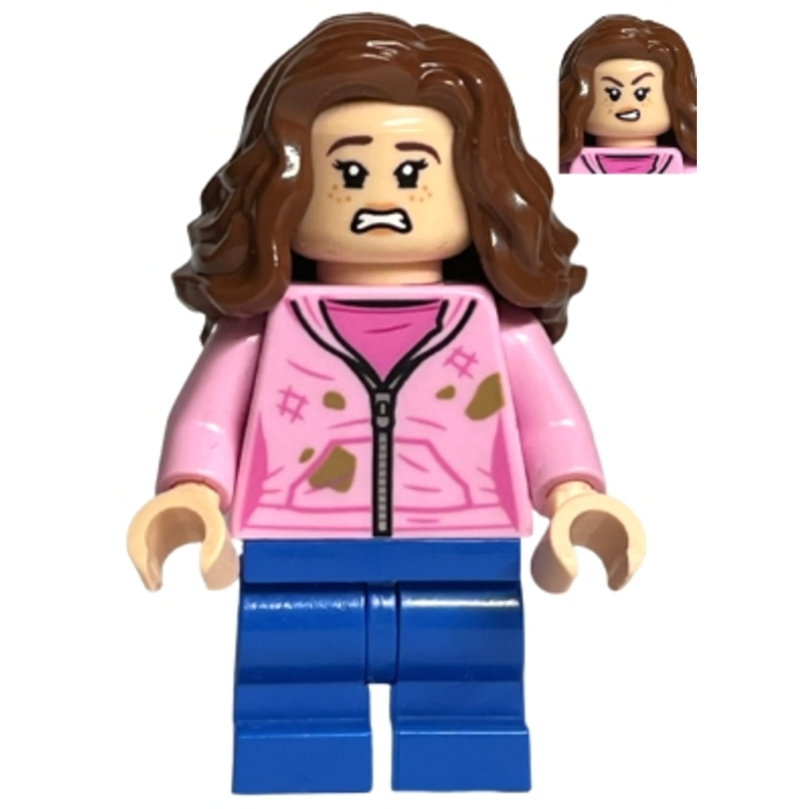 LEGO Hermione Granger Licht Roze Jas met modder - hp365