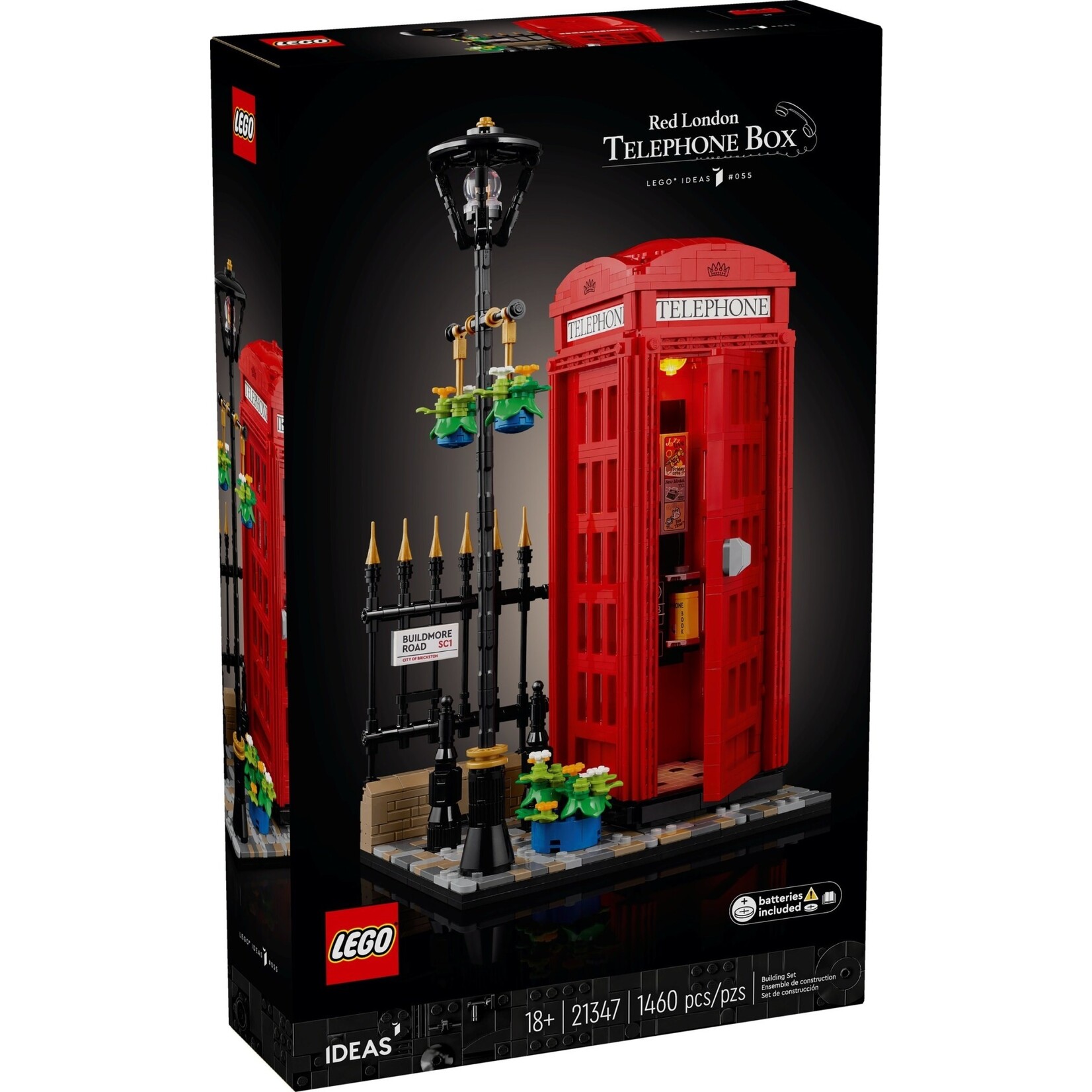 LEGO Rode Londense telefooncel - 21347