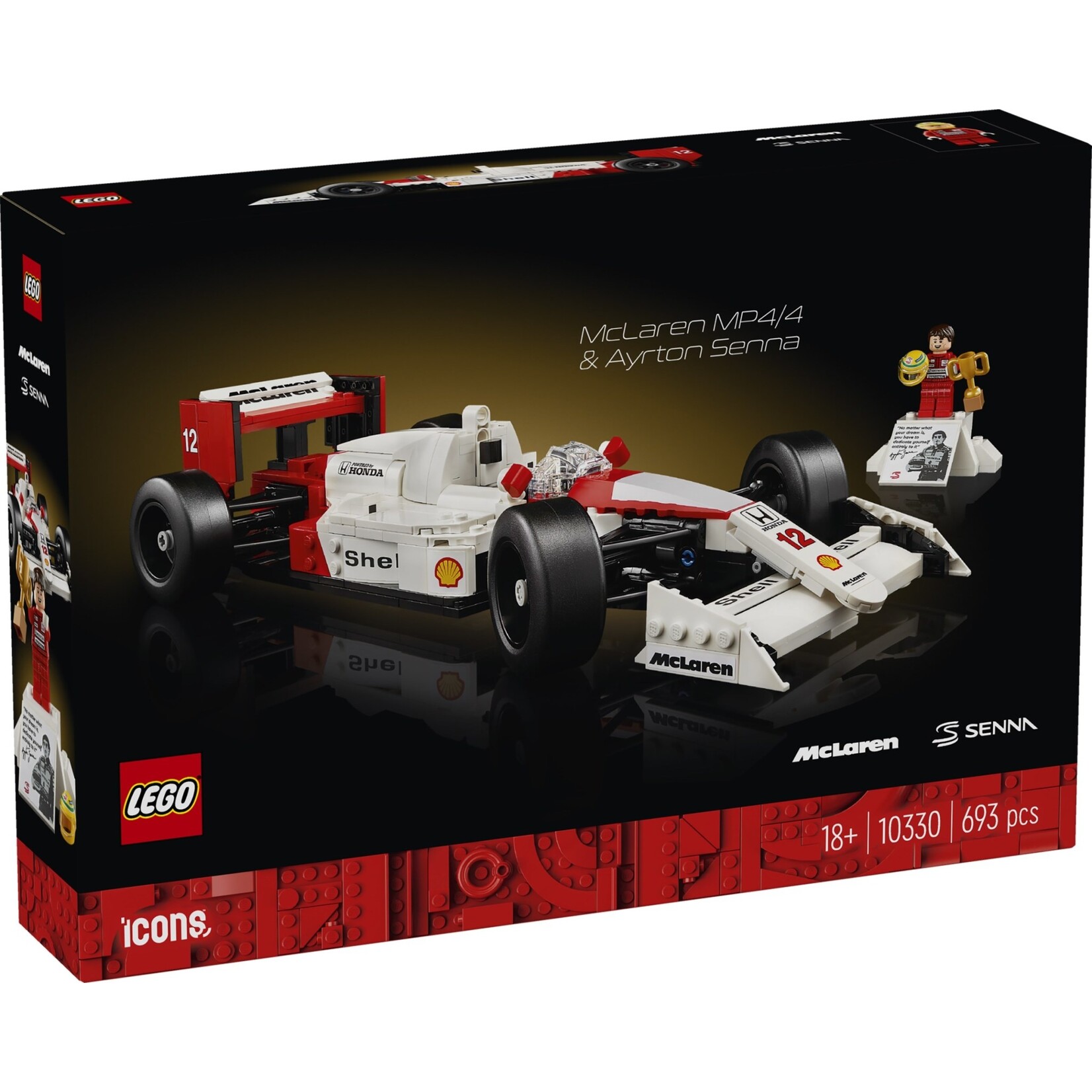 LEGO McLaren MP4/4 & Ayrton Senna - 10330