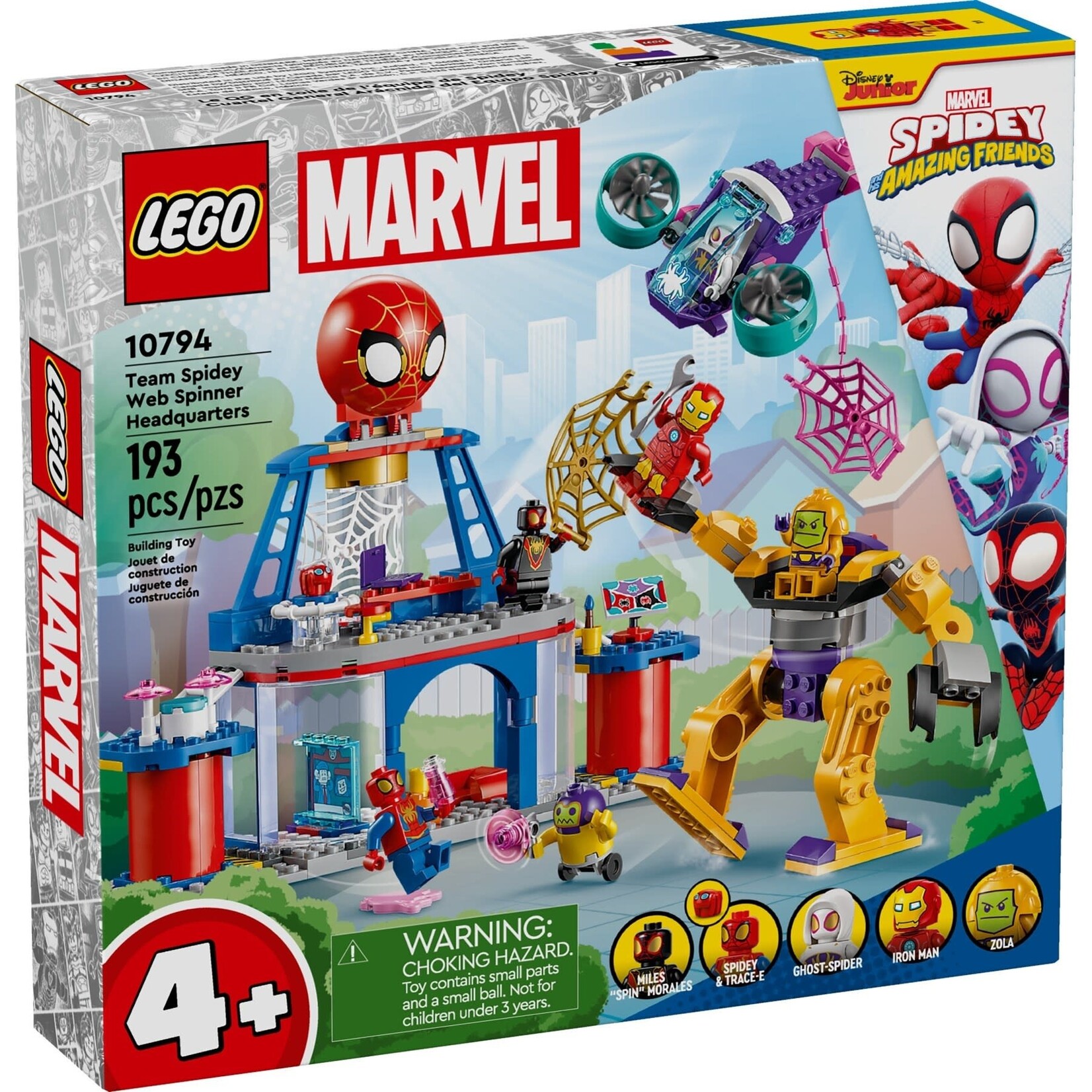 LEGO Team Spidey webspinner hoofdkwartier - 10794