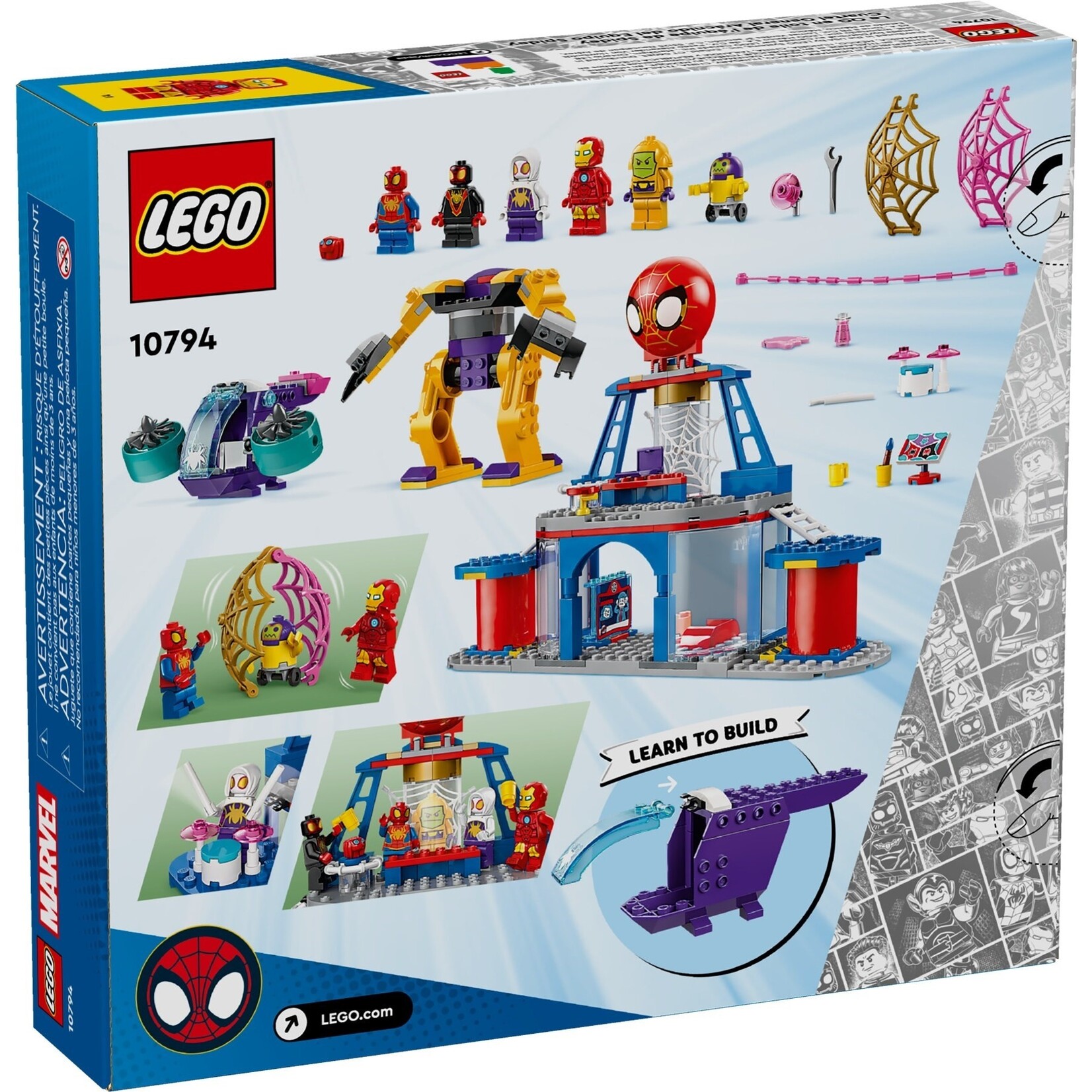 LEGO Team Spidey webspinner hoofdkwartier - 10794