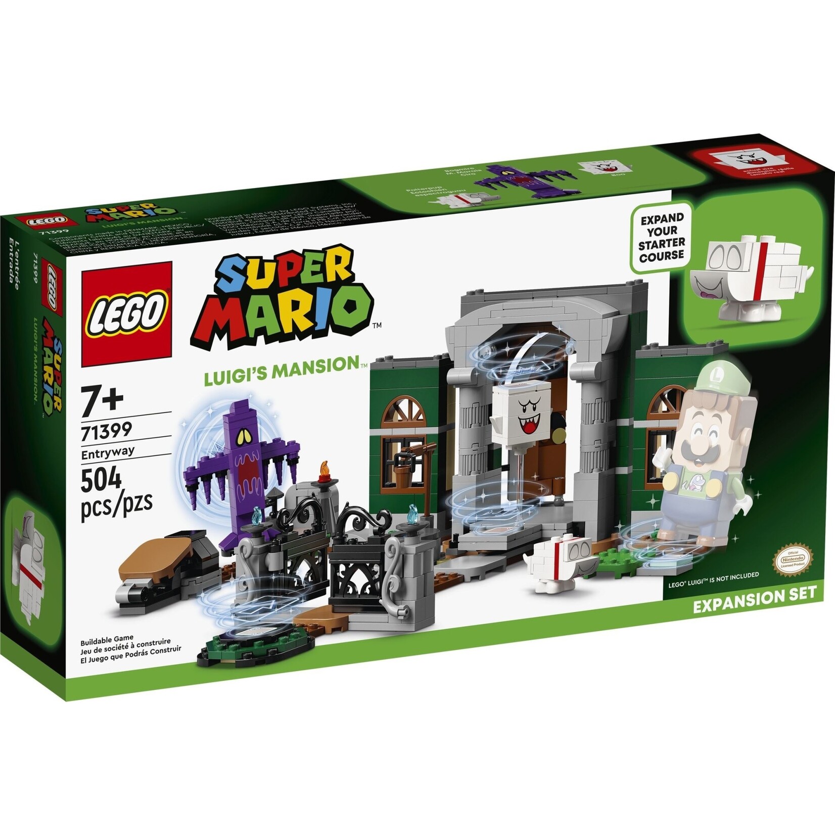 LEGO Uitbreidingsset: Luigi’s Mansion-hal 71399