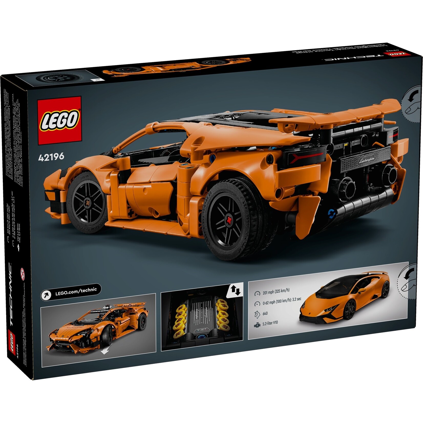 LEGO Lamborghini Huracán Tecnica – oranje - 42196