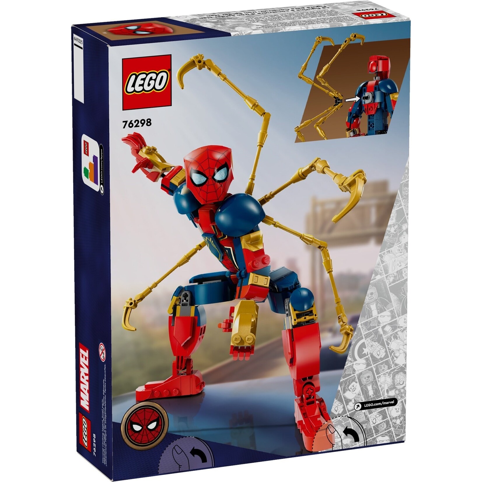 LEGO Iron Spider-Man bouwfiguur - 76298