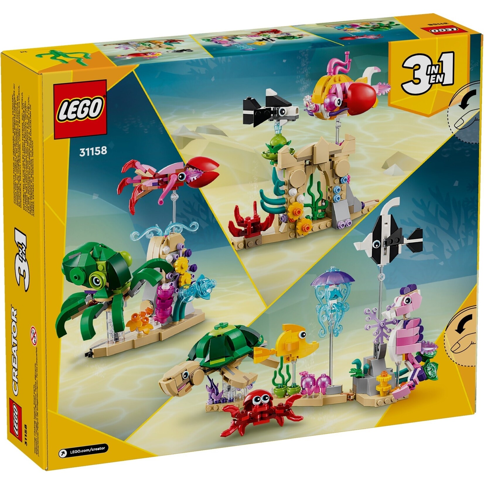 LEGO Zeedieren - 31158