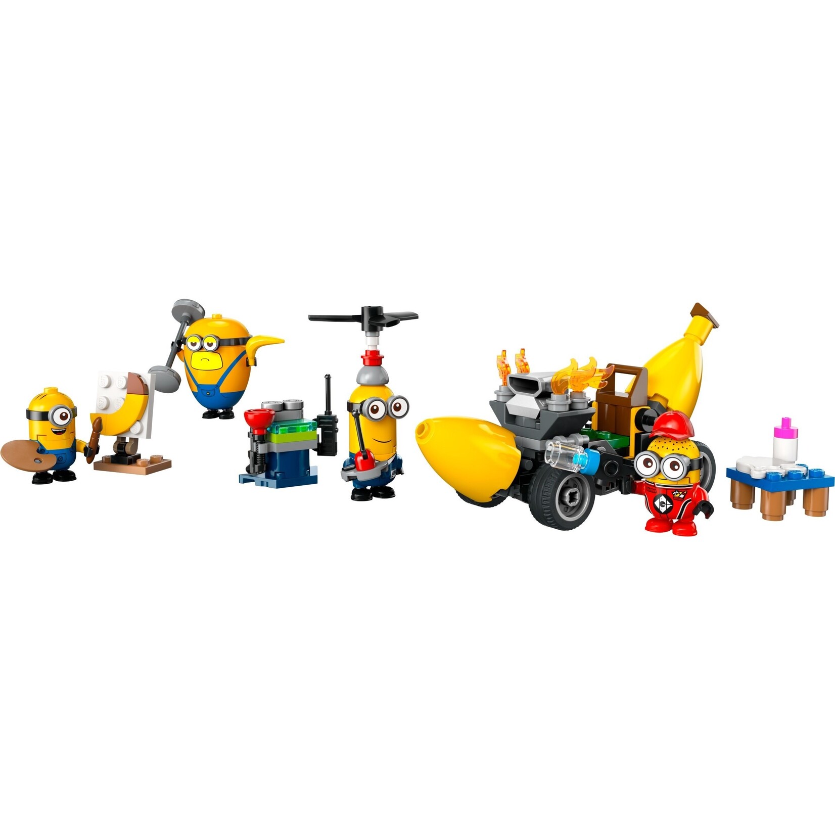 LEGO Minions en bananenauto - 75580