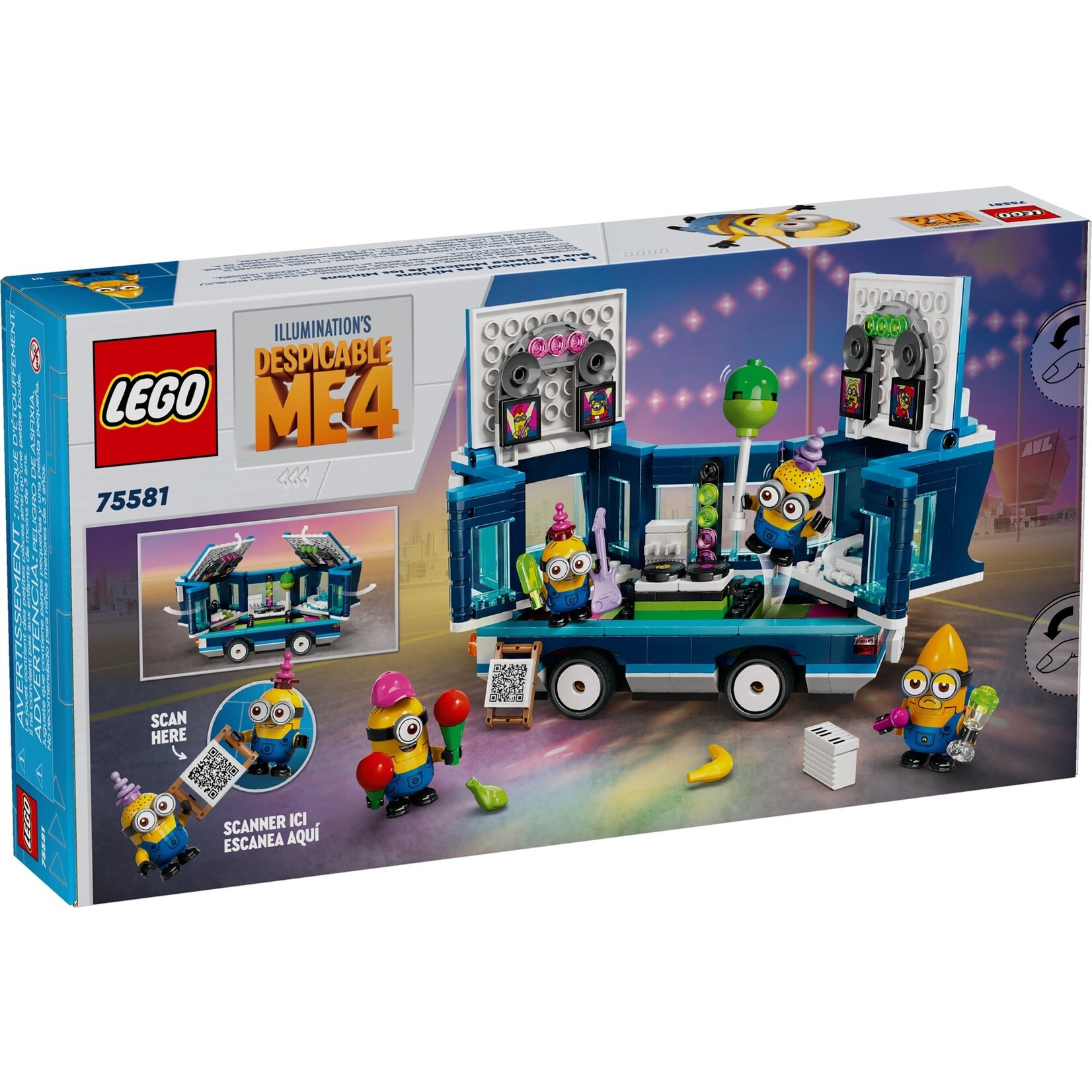 LEGO Muzikale feestbus van de Minions - 75581