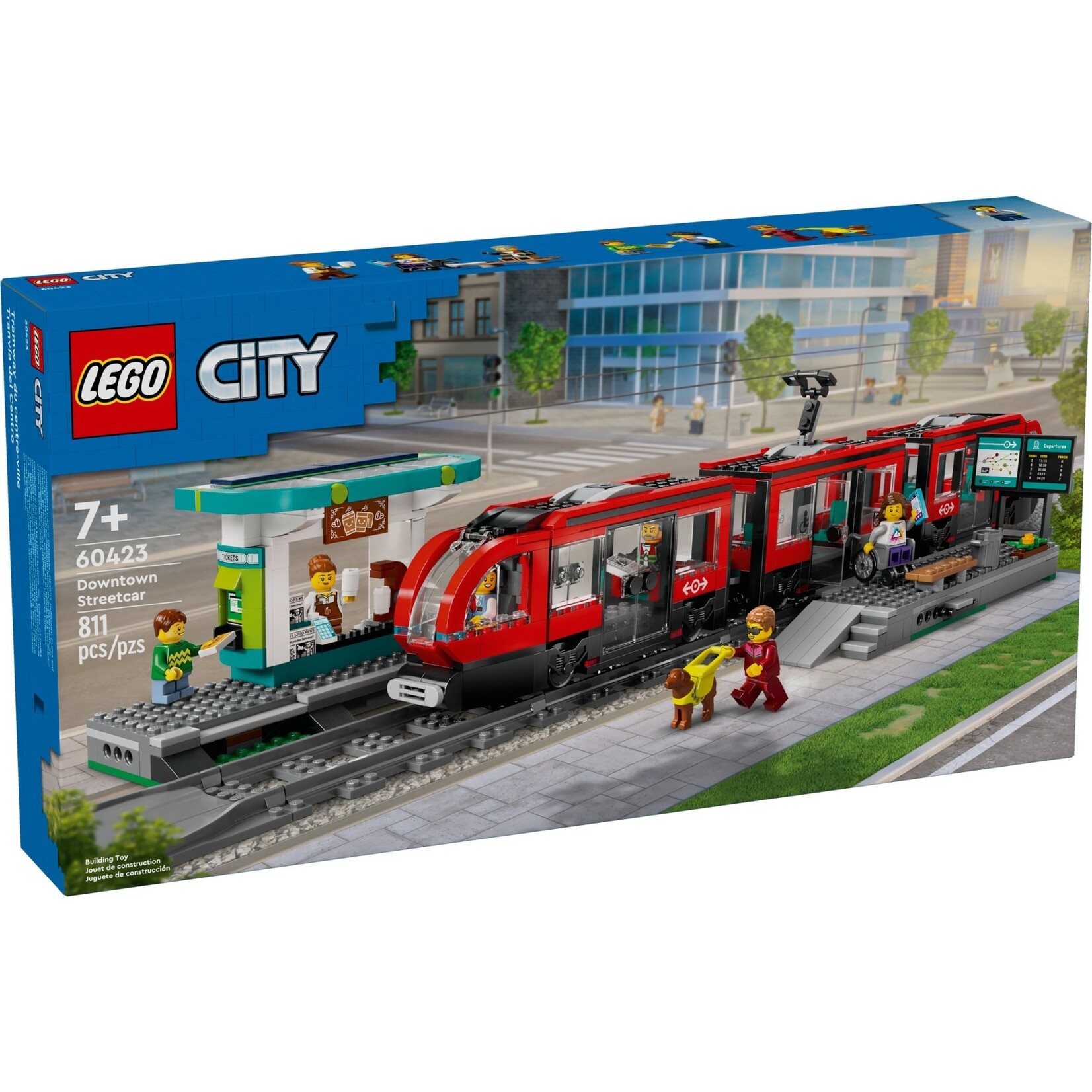 LEGO Stadstram en station - 60423